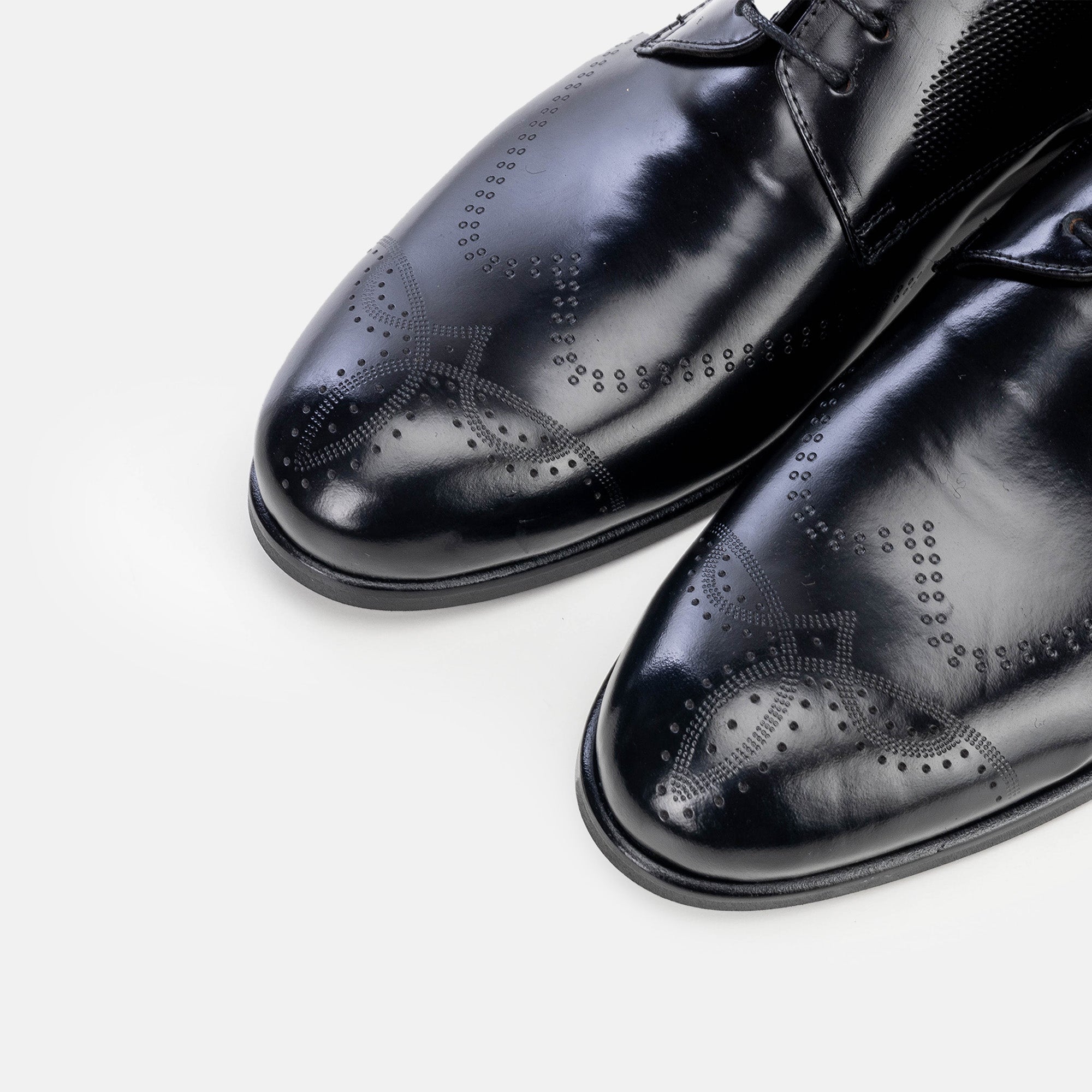 Volzak 5343 Black Demaskable Leather Shoe