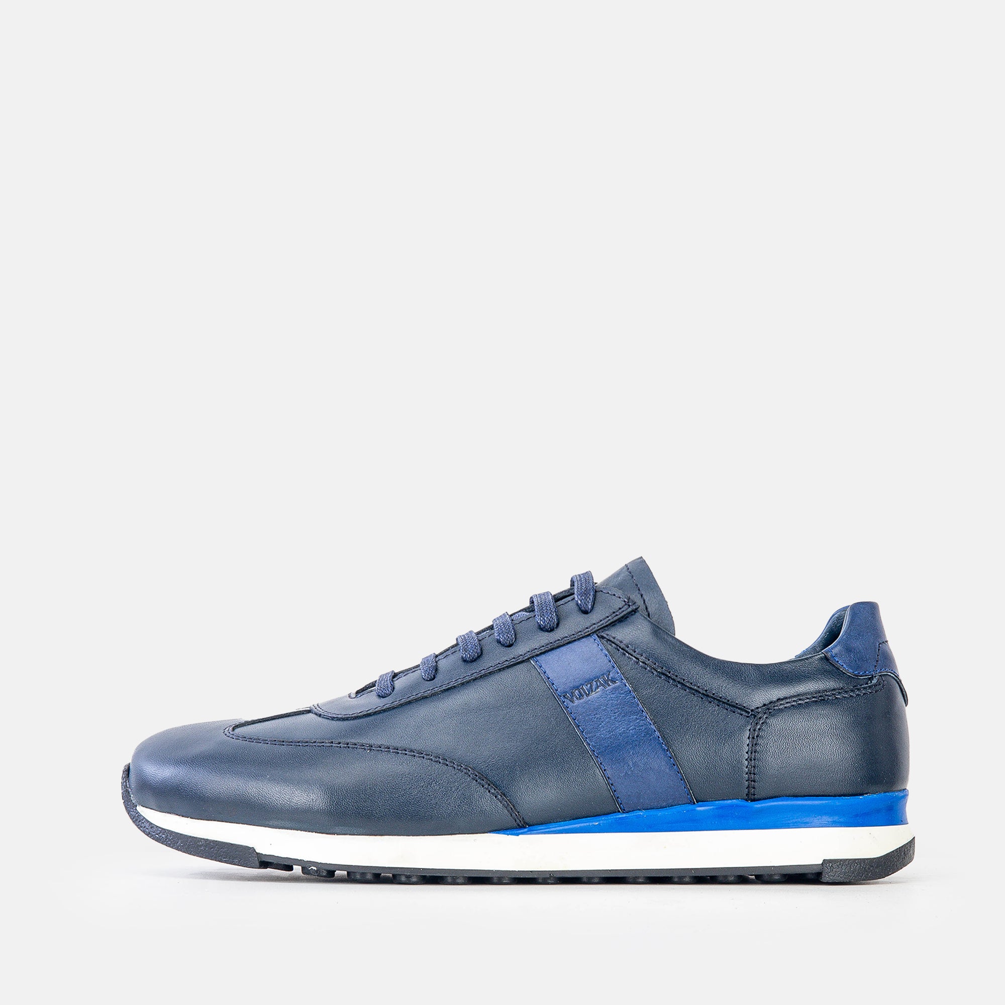 Volzak 6048 Leather sneaker Blue