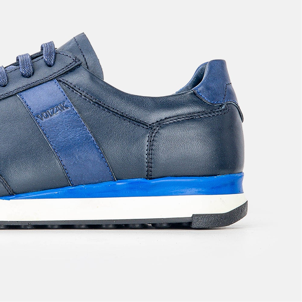 Volzak 6048 Basket en cuir Bleu