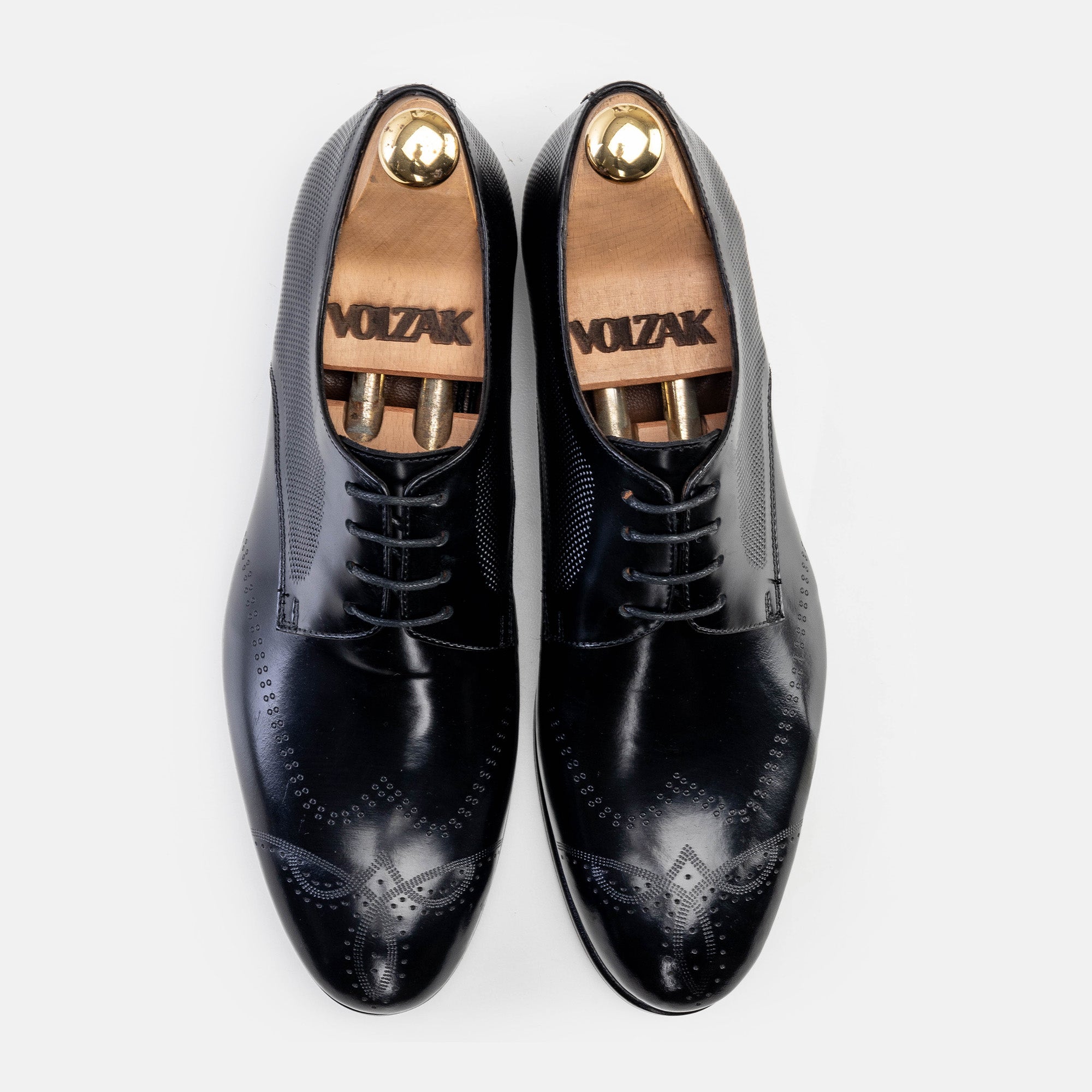 Volzak 5343 Black Demaskable Leather Shoe