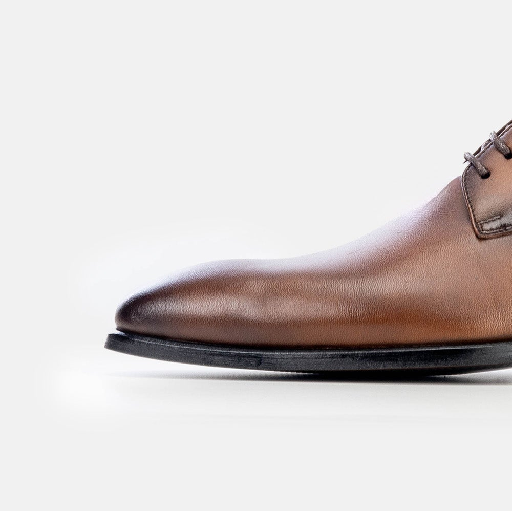 Volzak 5336 chaussure en cuir Marron Vintage