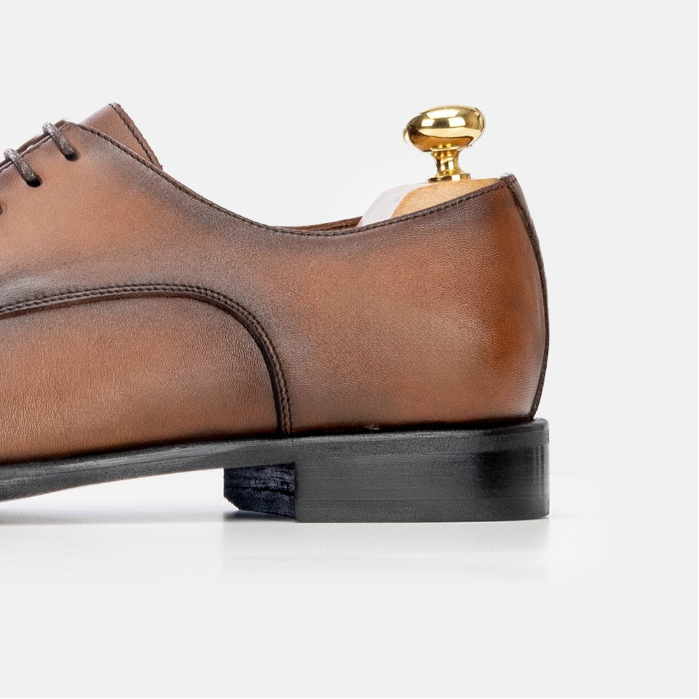 Volzak 5336 chaussure en cuir Marron Vintage