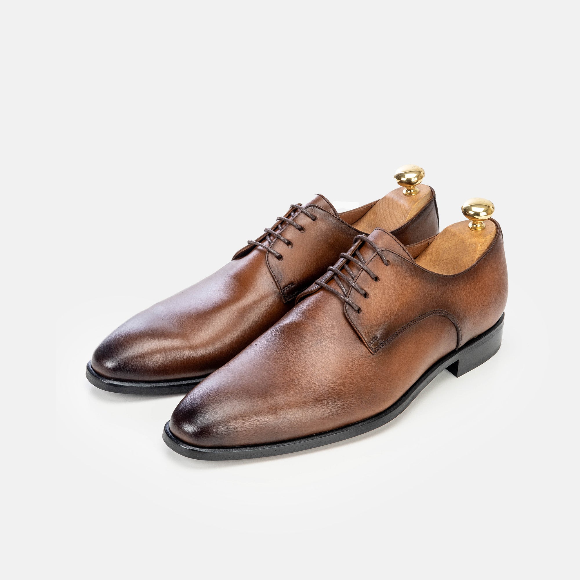 Volzak 5336 chaussure en cuir Marron Vintage