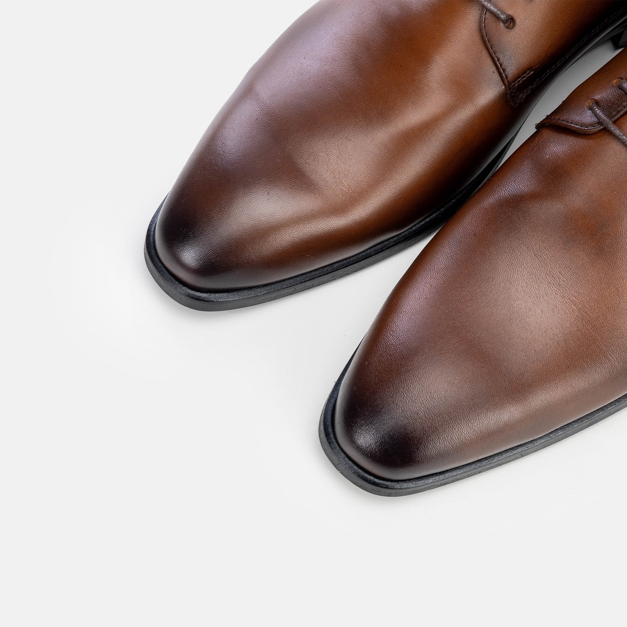 Volzak 5336 chaussure en cuir Marron Vintage