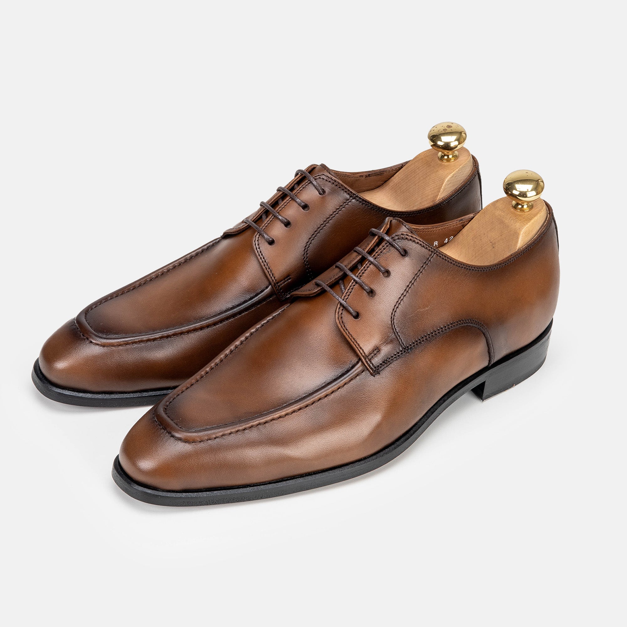 Volzak 5333 chaussure en cuir Marron Vintage