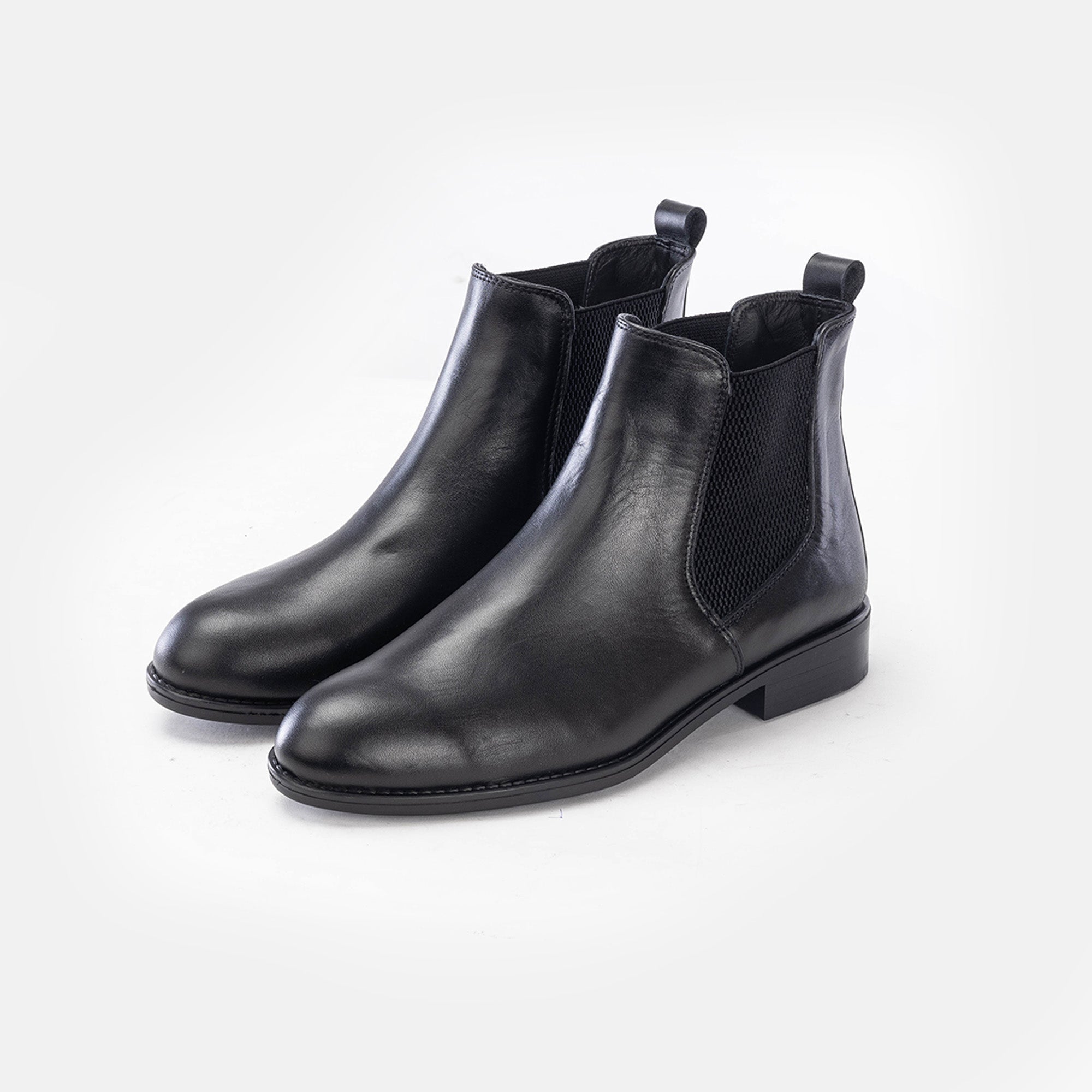 Volzak 048 Bottine en cuir Noir