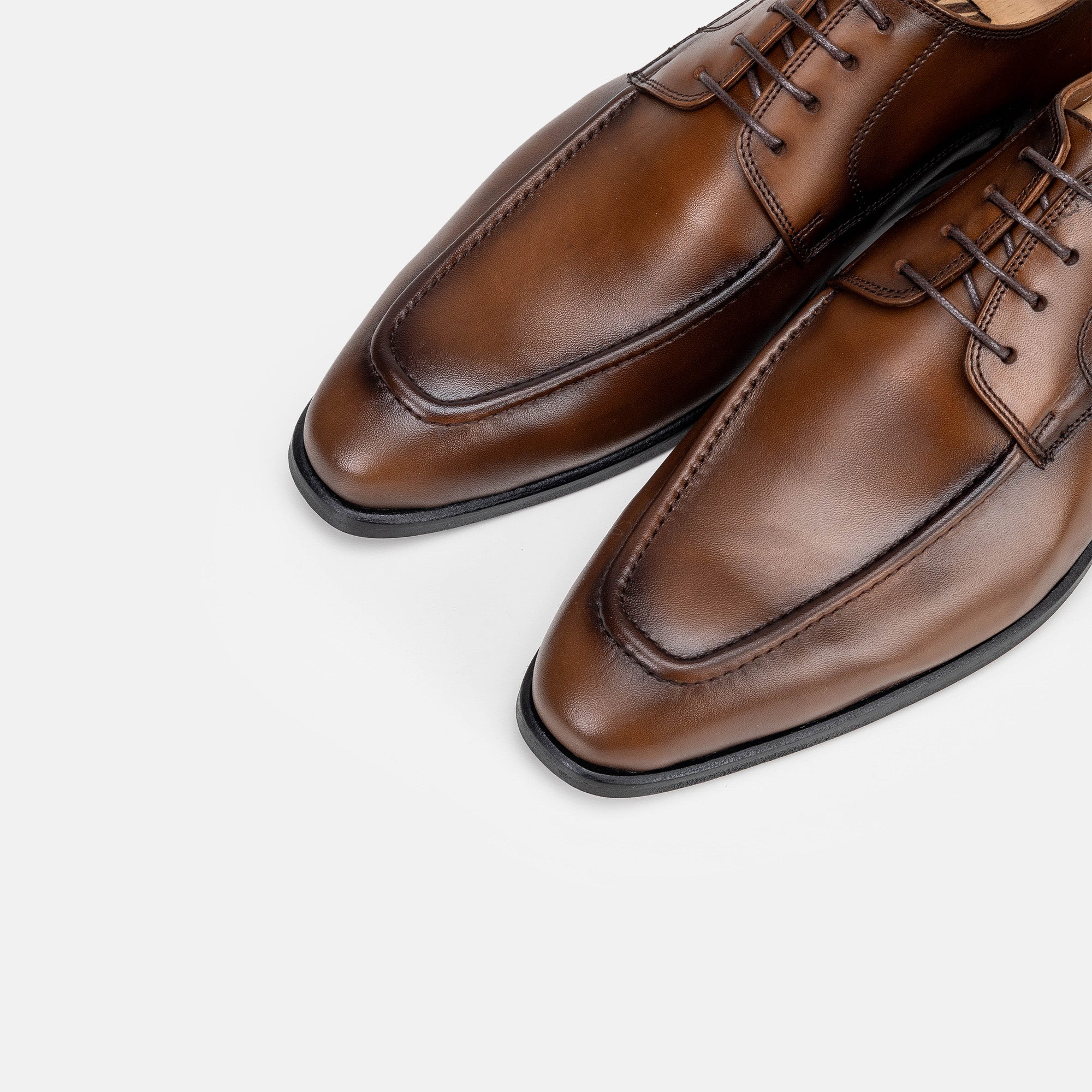 Volzak 5333 chaussure en cuir Marron Vintage