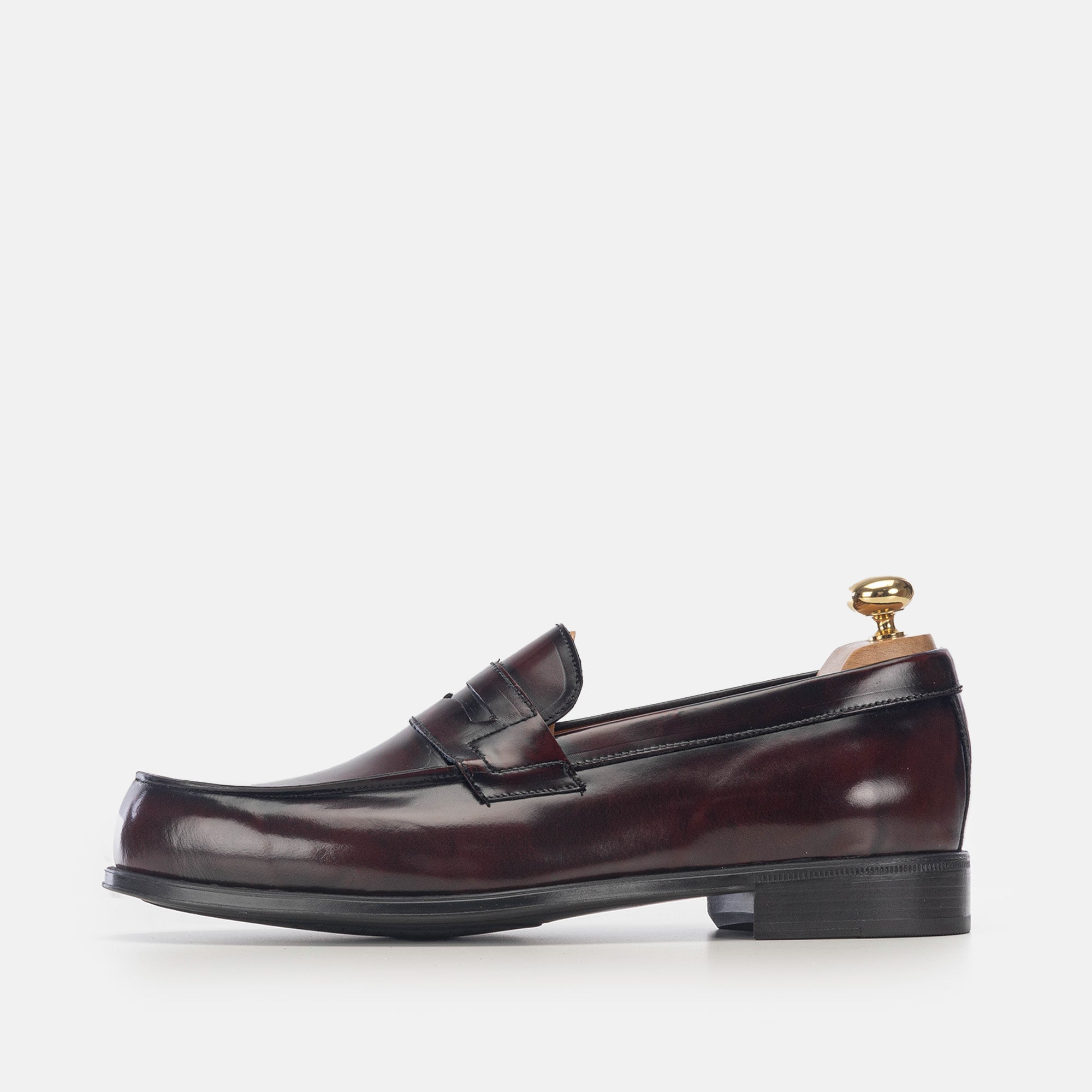 Volzak 5157 mocassin en cuir demasquable bordeaux