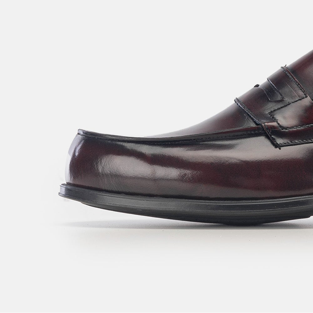 Volzak 5157 mocassin en cuir demasquable bordeaux