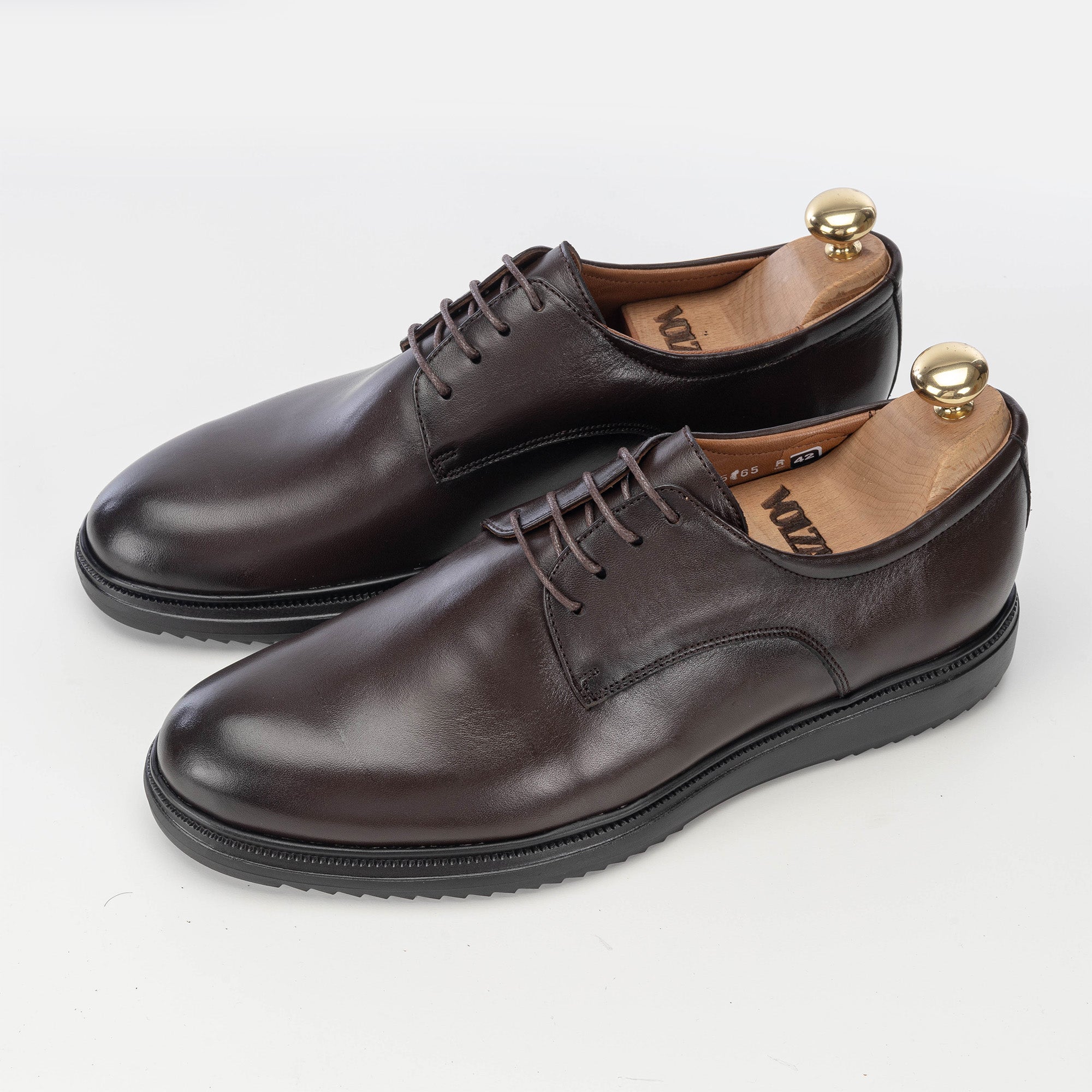 Volzak 5265 chaussure en cuir marron