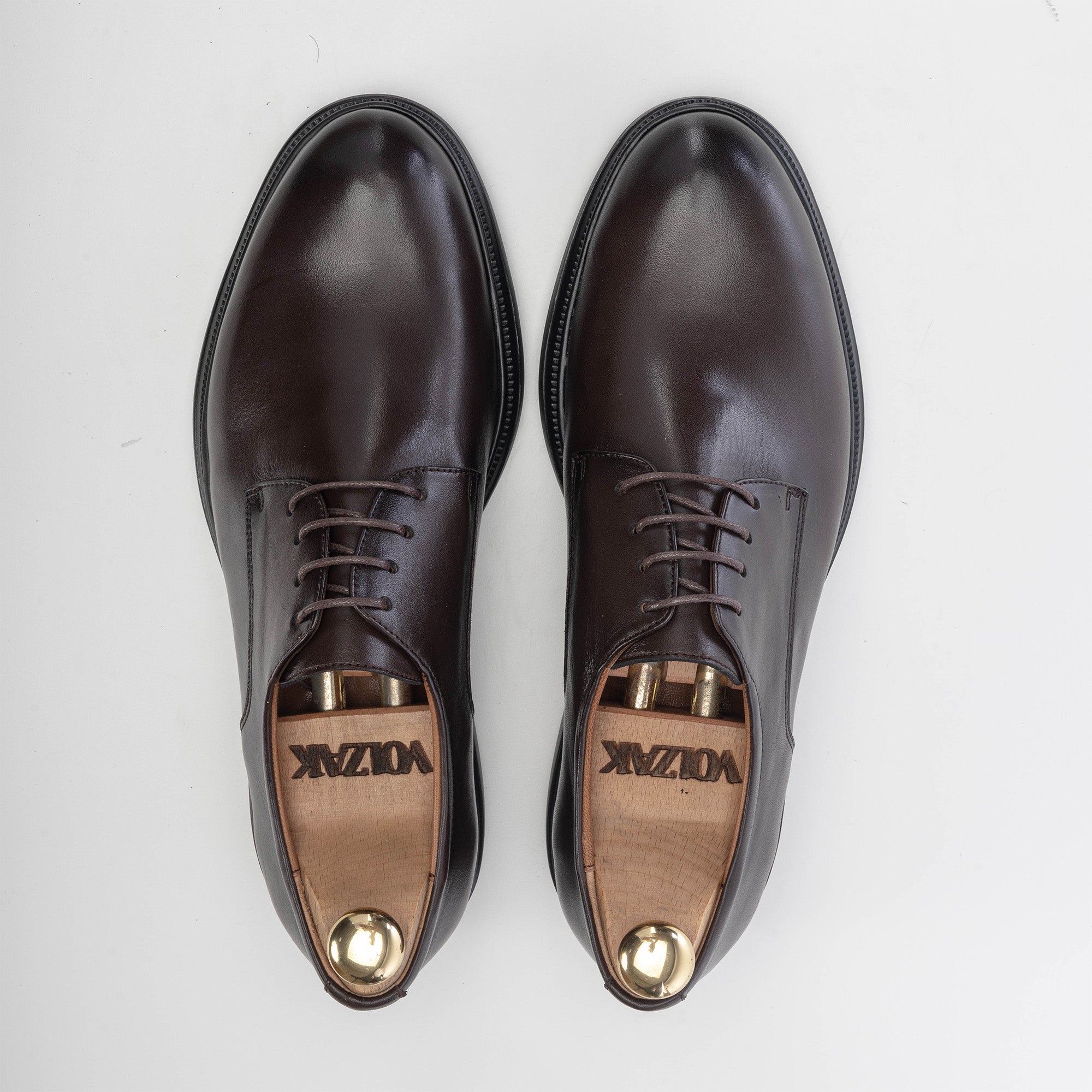 Volzak 5265 chaussure en cuir marron
