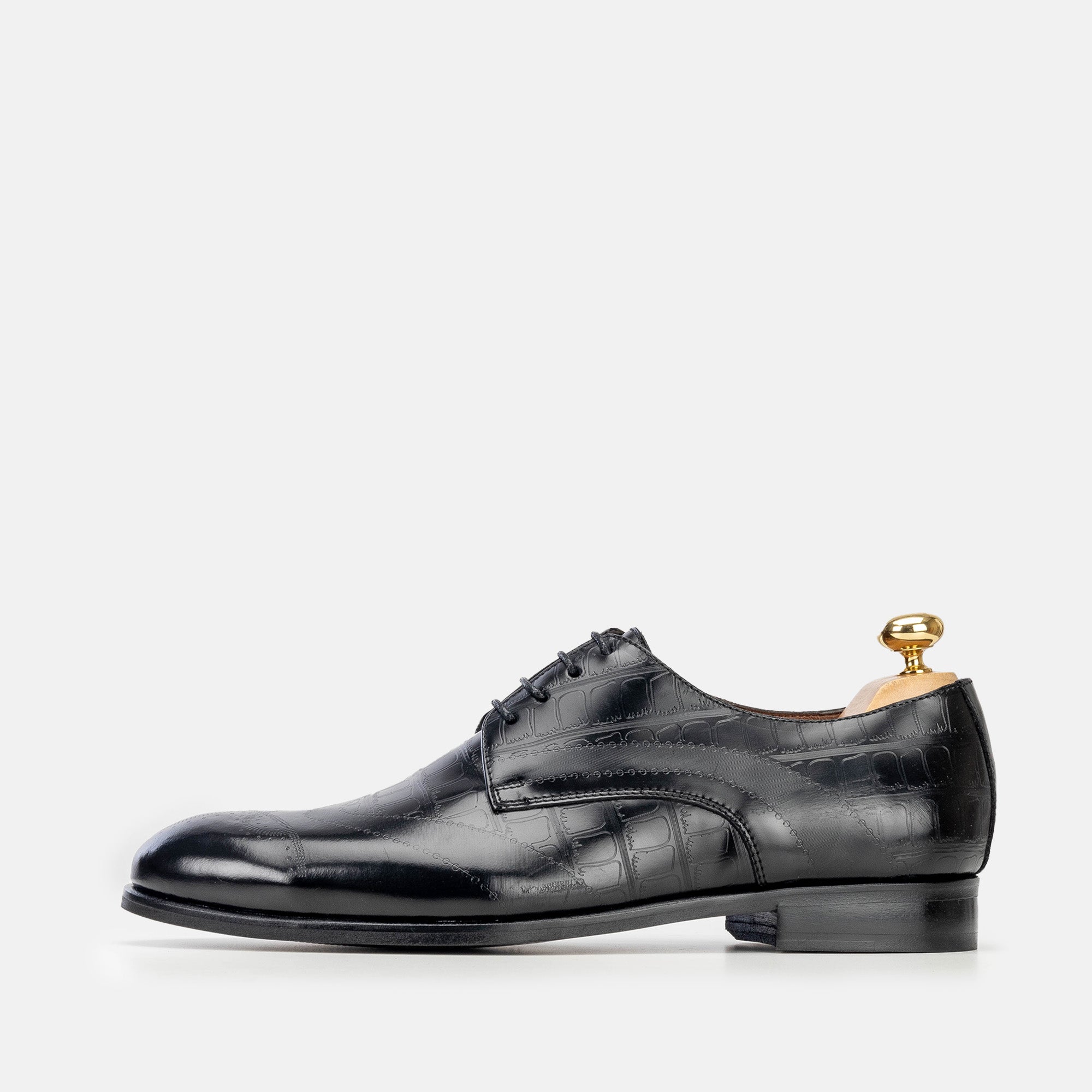 Volzak 5337 chaussure en cuir Démasquable Noir