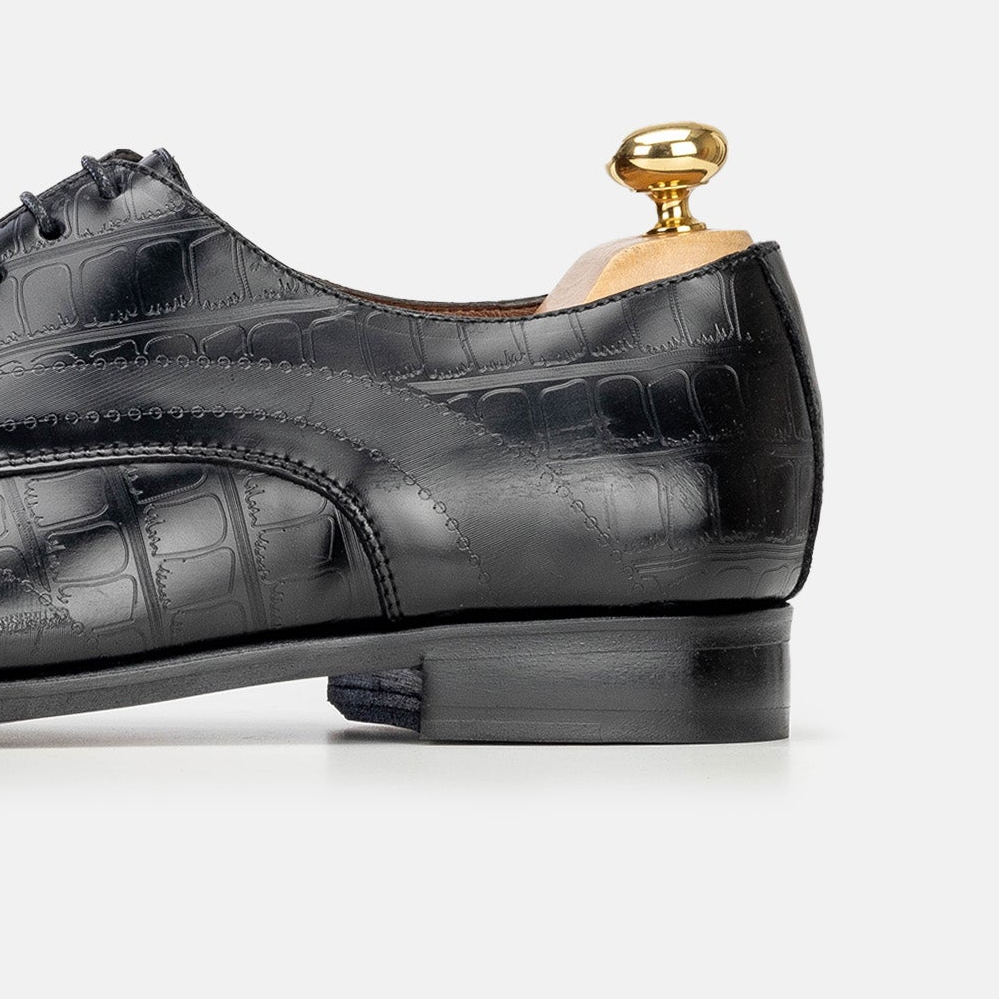 Volzak 5337 Black Demaskable Leather Shoe