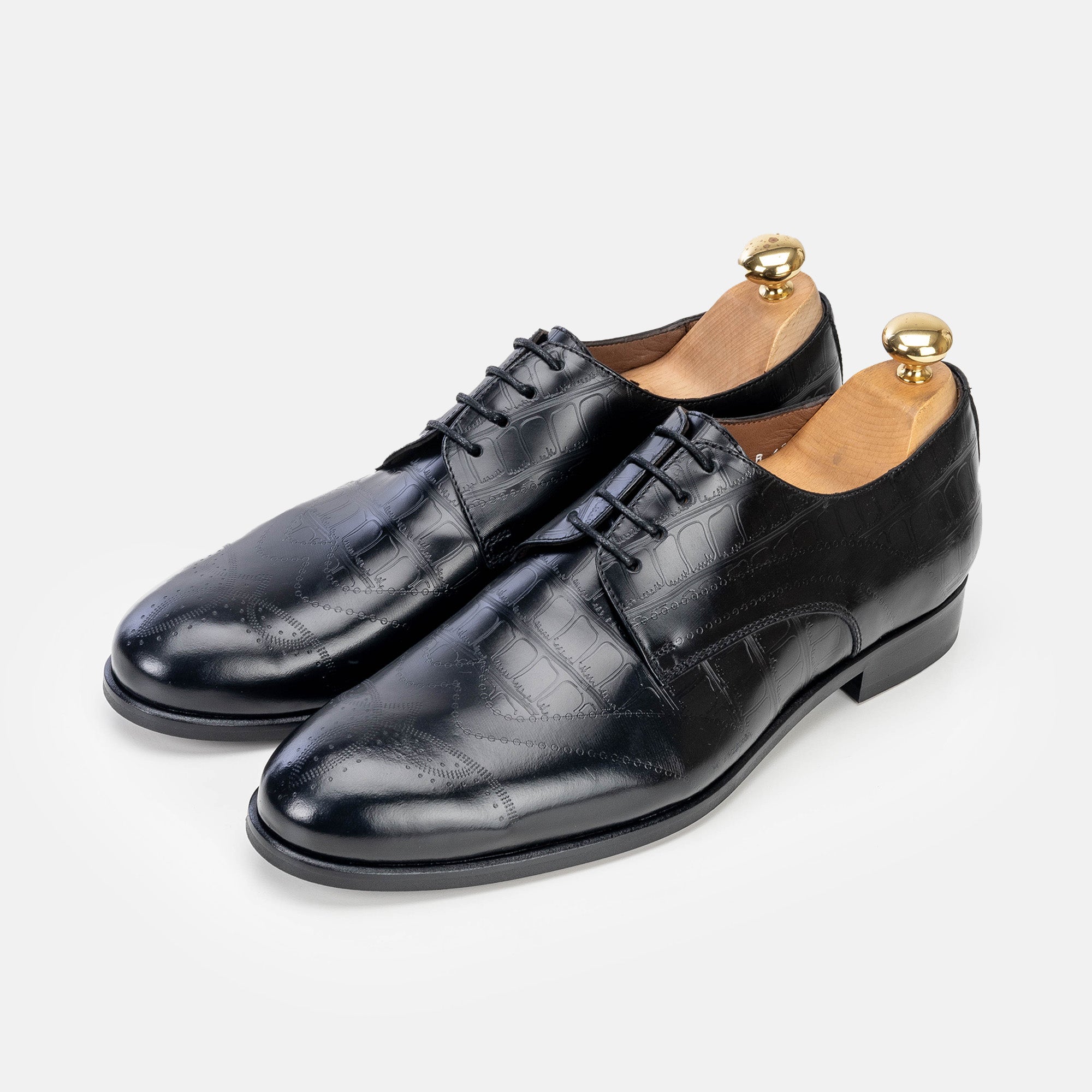 Volzak 5337 chaussure en cuir Démasquable Noir