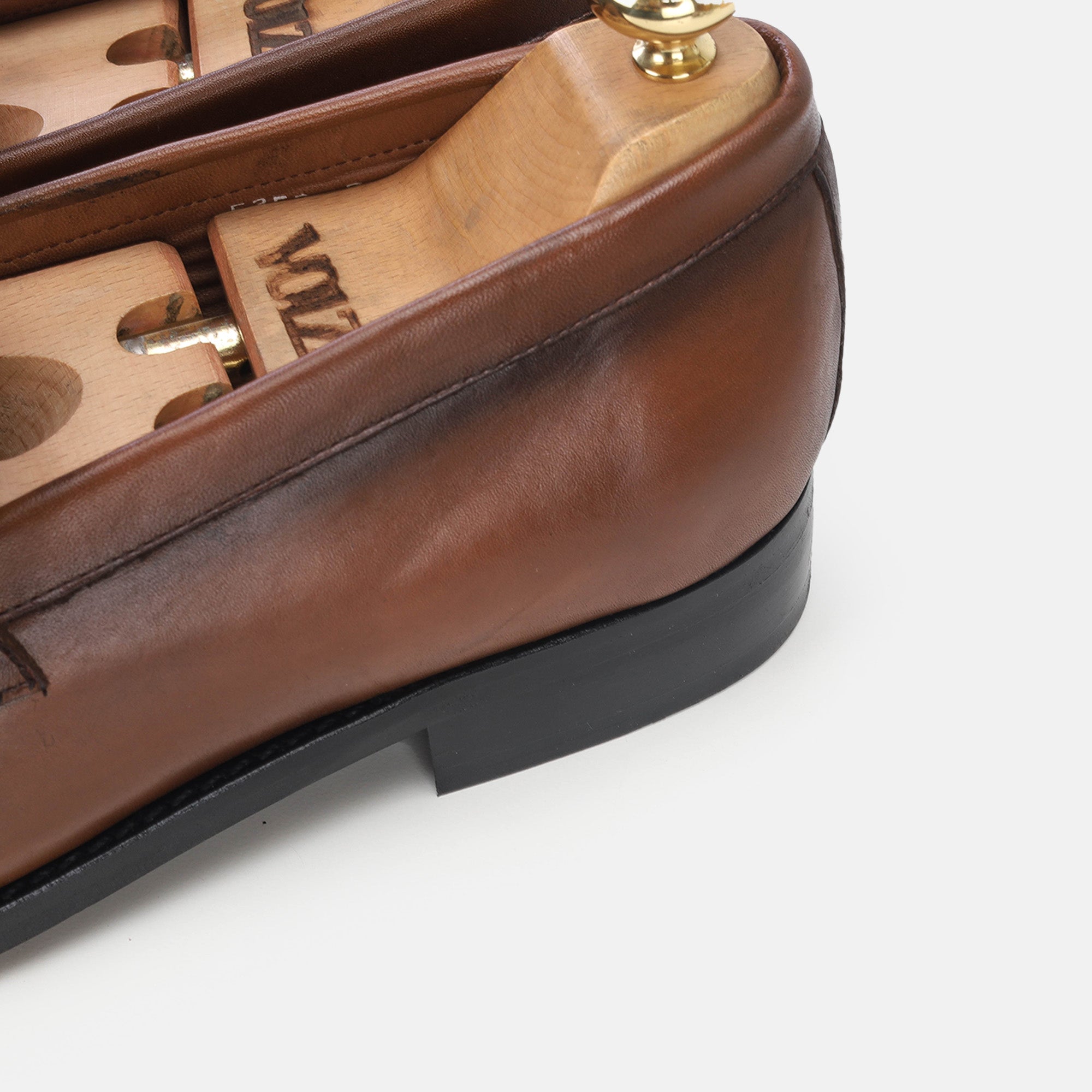 Volzak 5350 chaussure en cuir Marron Vintage