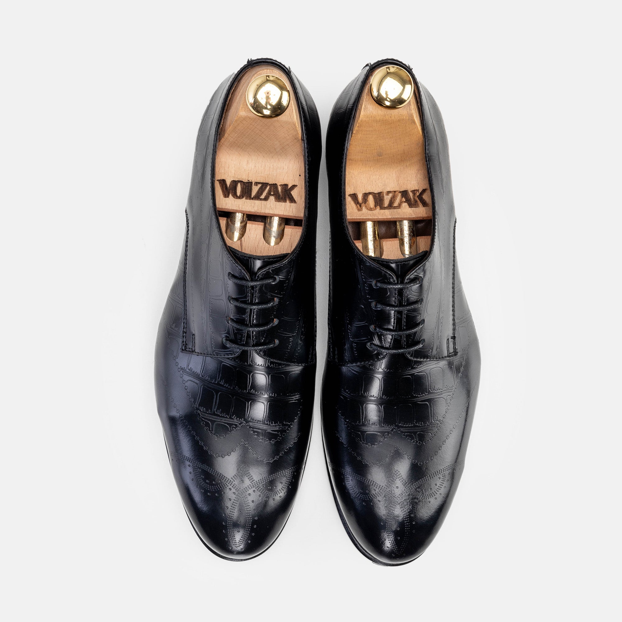 Volzak 5337 Black Demaskable Leather Shoe