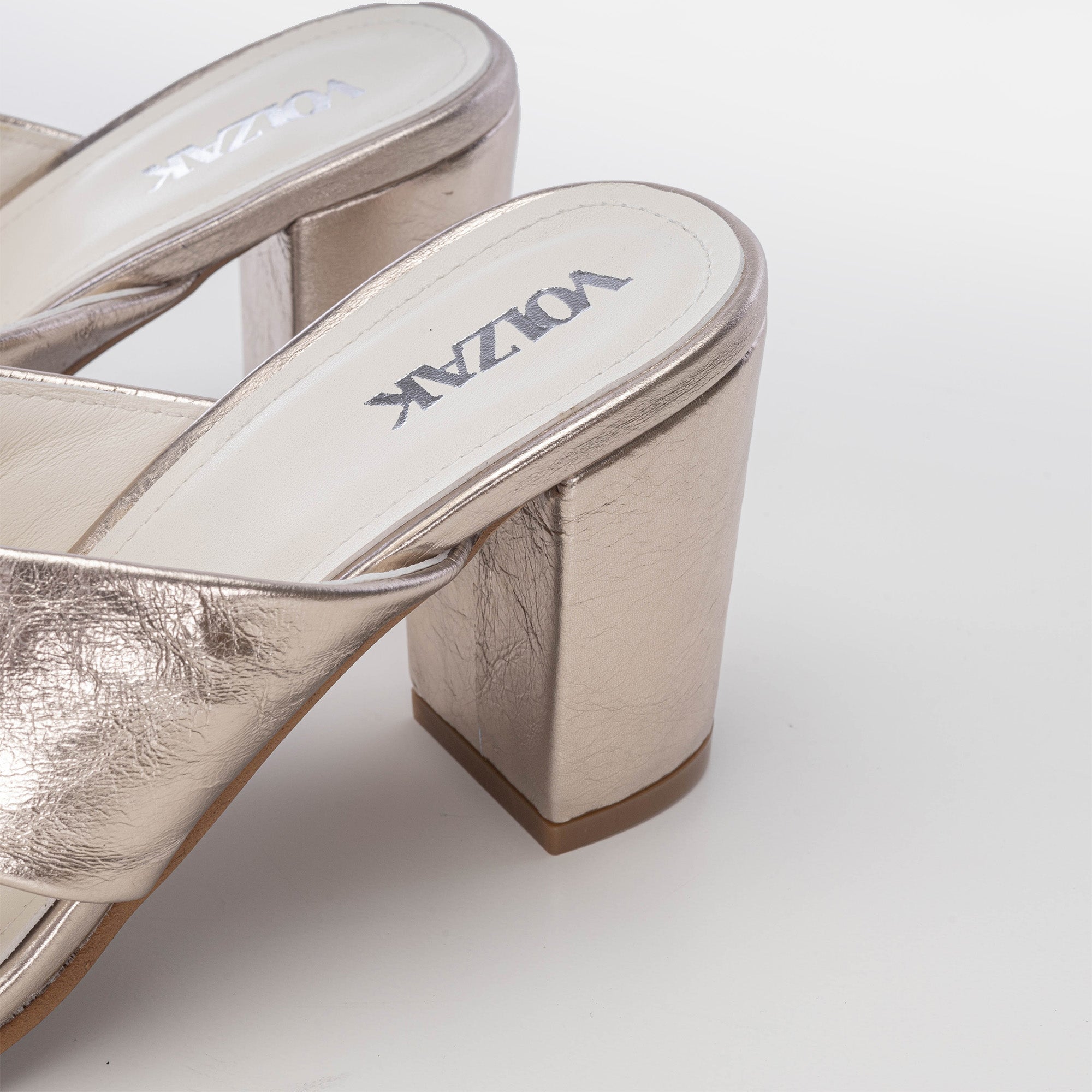 Volzak 152 Sandale en cuir Bronze