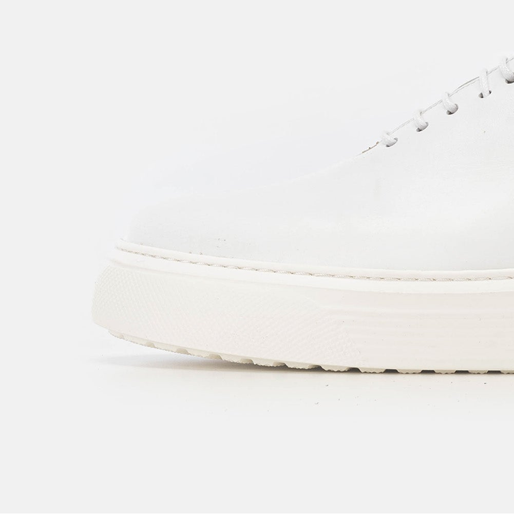 Volzak 5233 Basket en cuir blanc