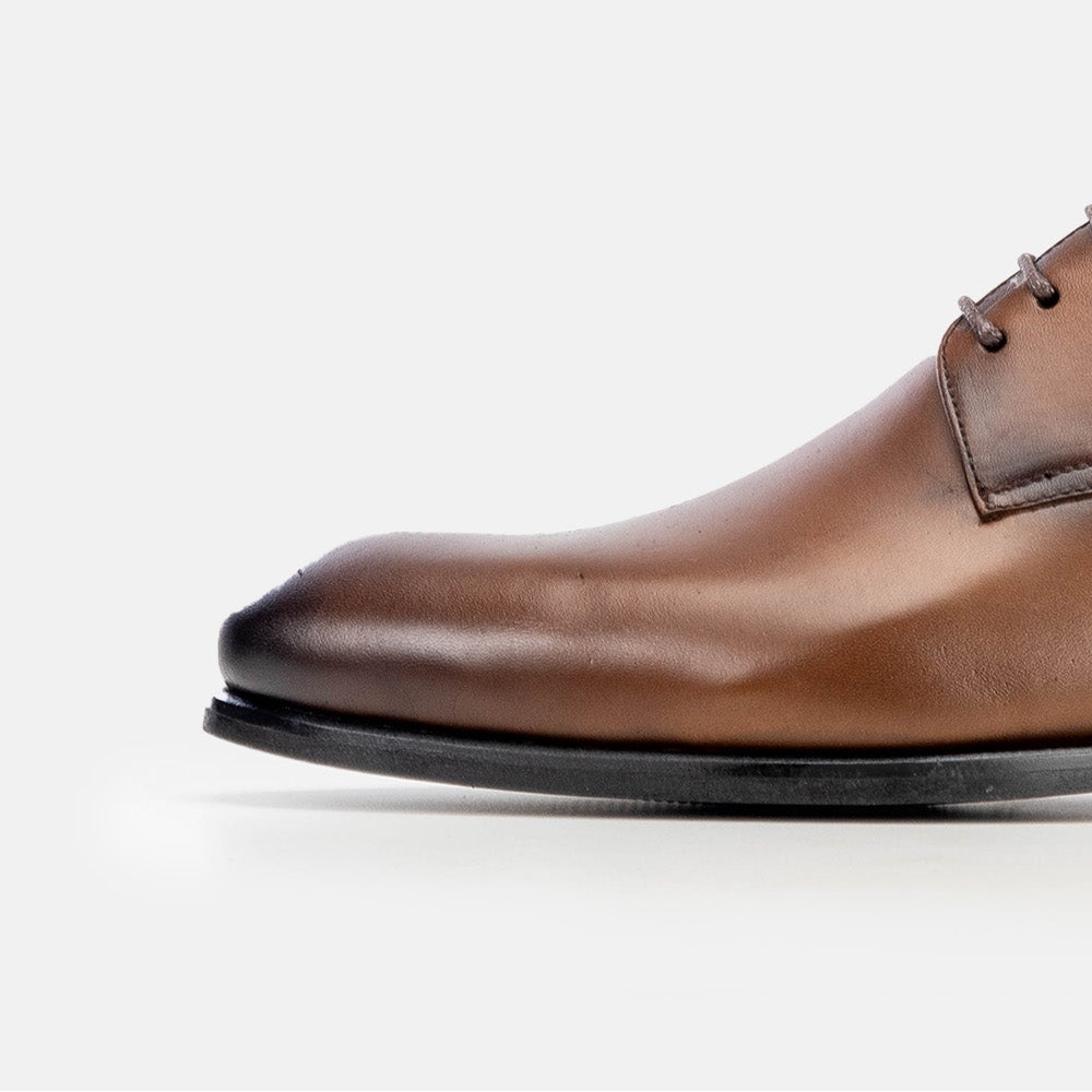 Volzak 5342 chaussure en cuir Marron Vintage