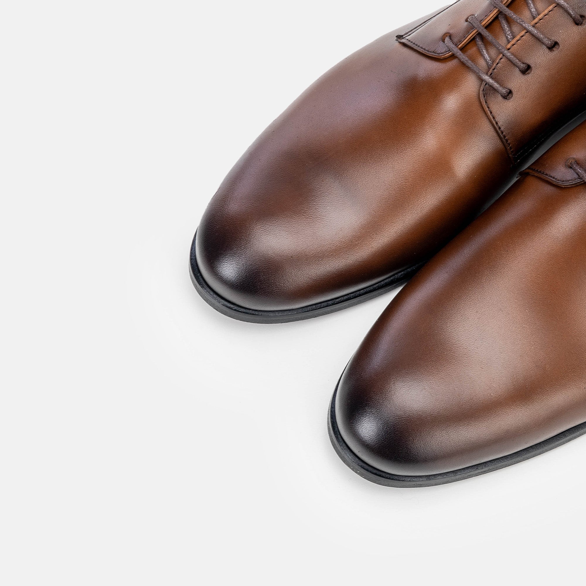 Volzak 5342 chaussure en cuir Marron Vintage