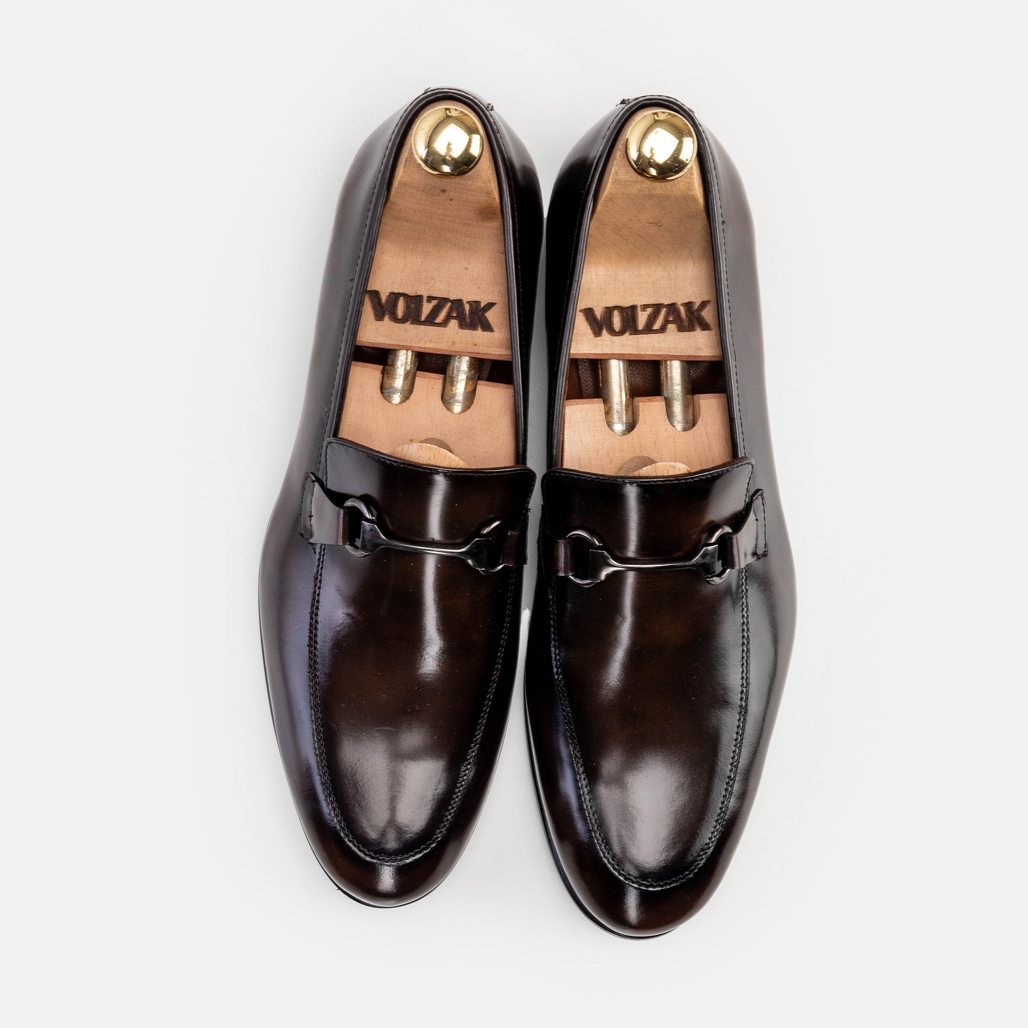 Volzak 5335 Vintage Brown Demaskable Leather Shoe