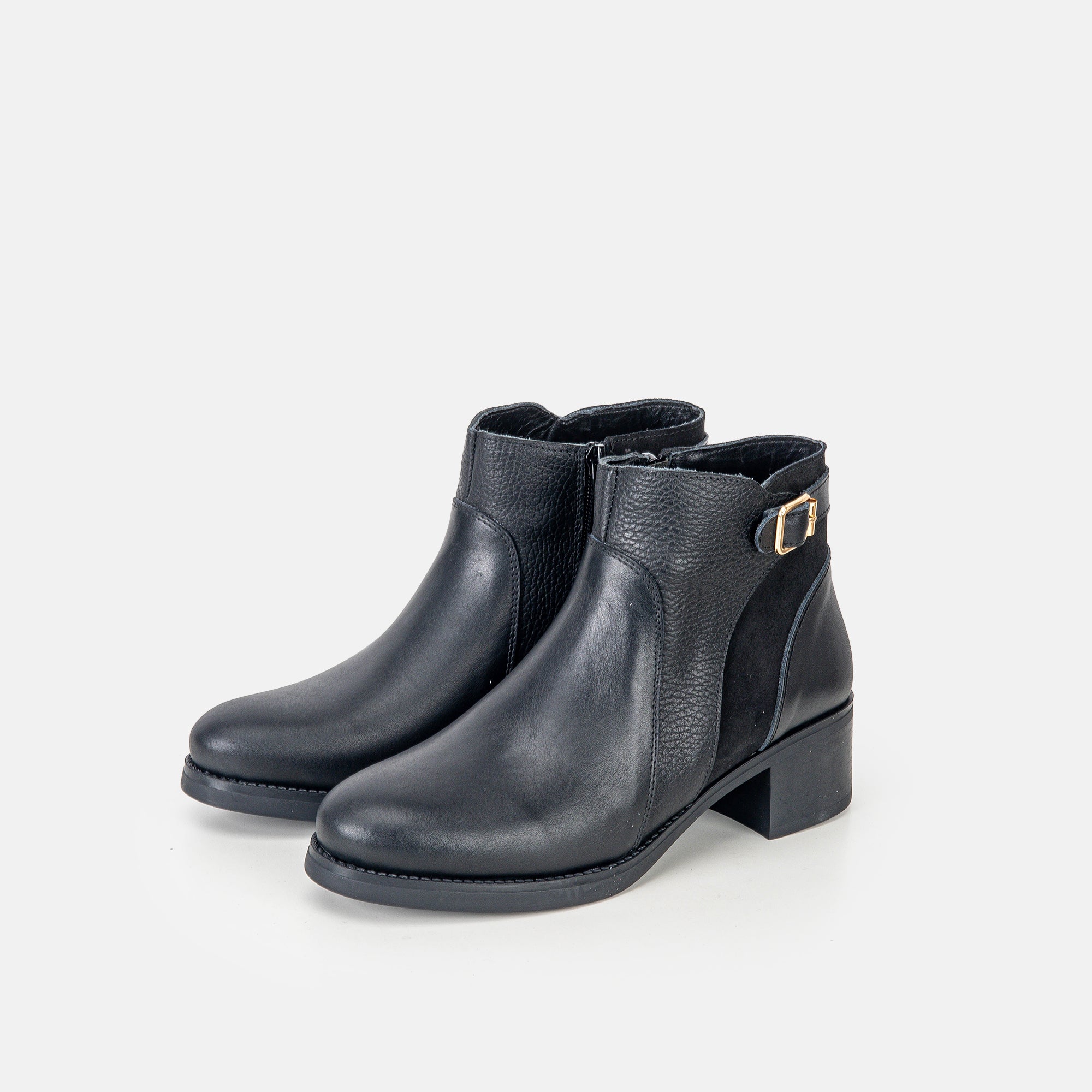 Volzak 3018 Bottine en cuir Noir