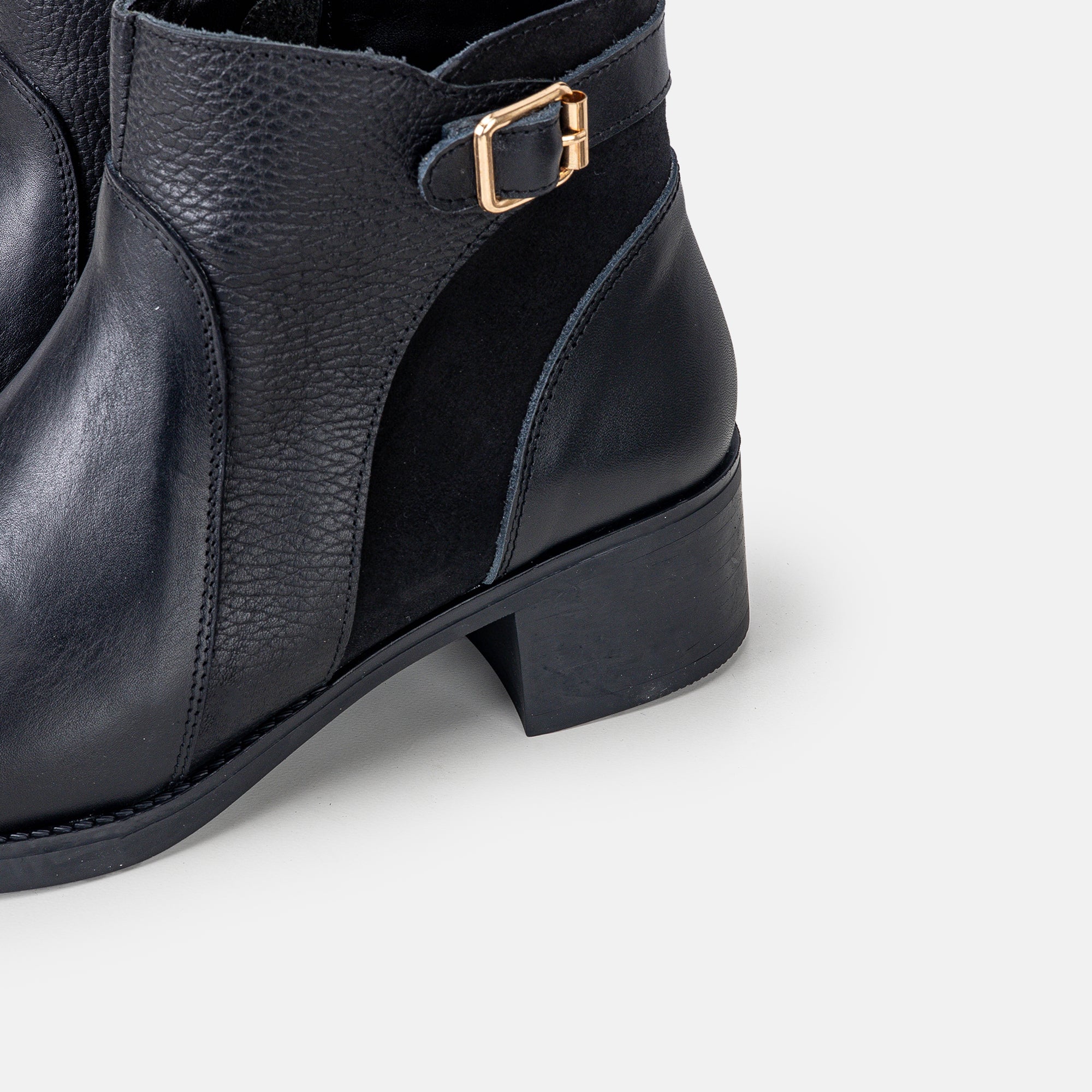 Volzak 3018 Bottine en cuir Noir