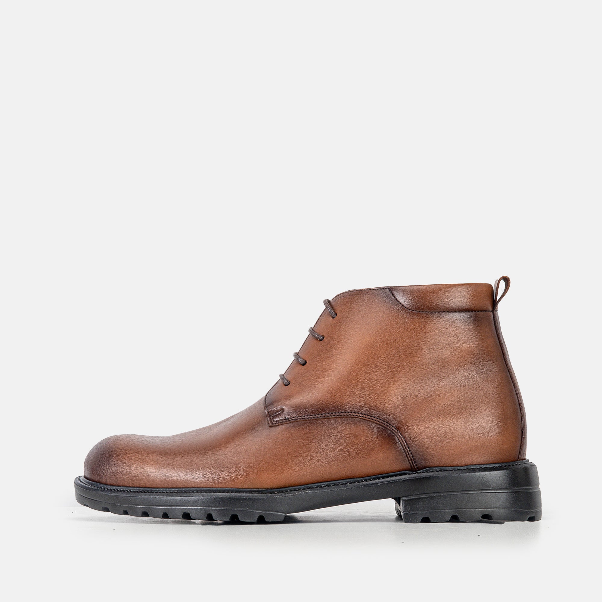 Volzak 5303 Bottine en cuir Marron Vintage