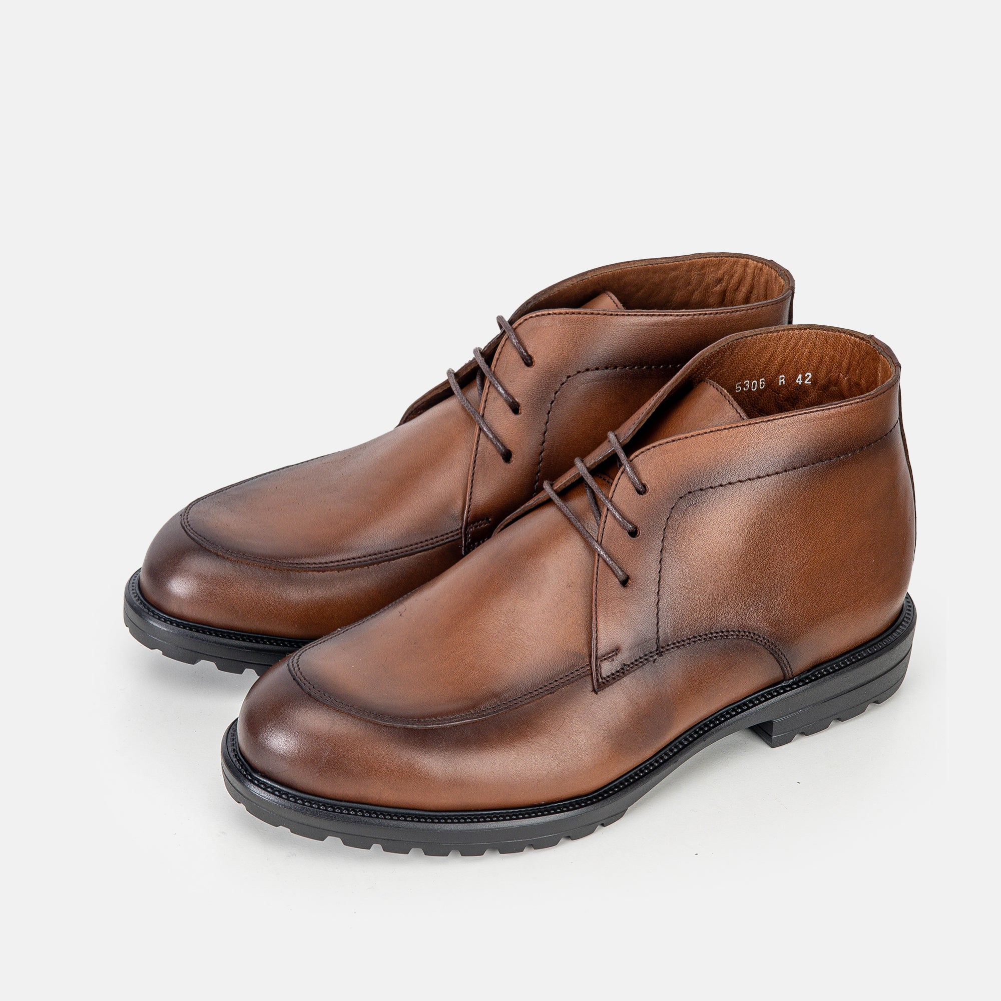 Volzak 5306 Vintage Brown Leather Ankle Boot