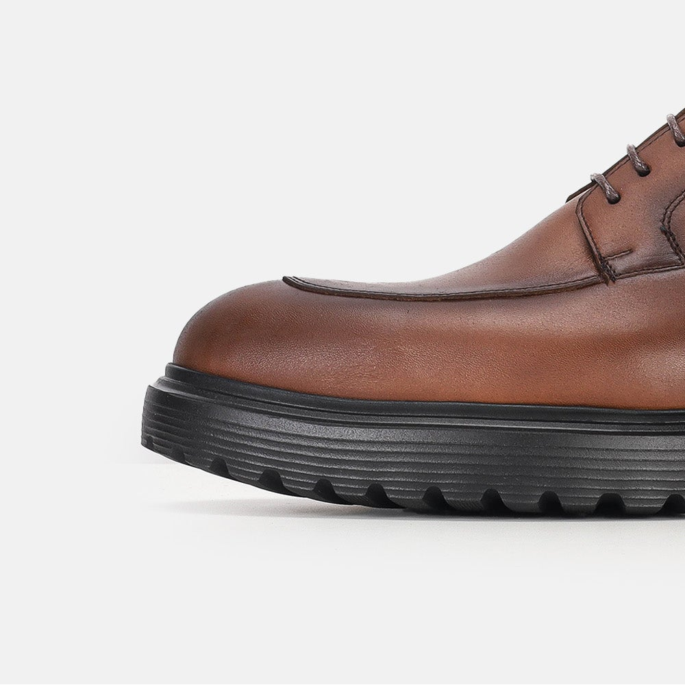 Volzak 5307 chaussure en cuir Marron Vintage