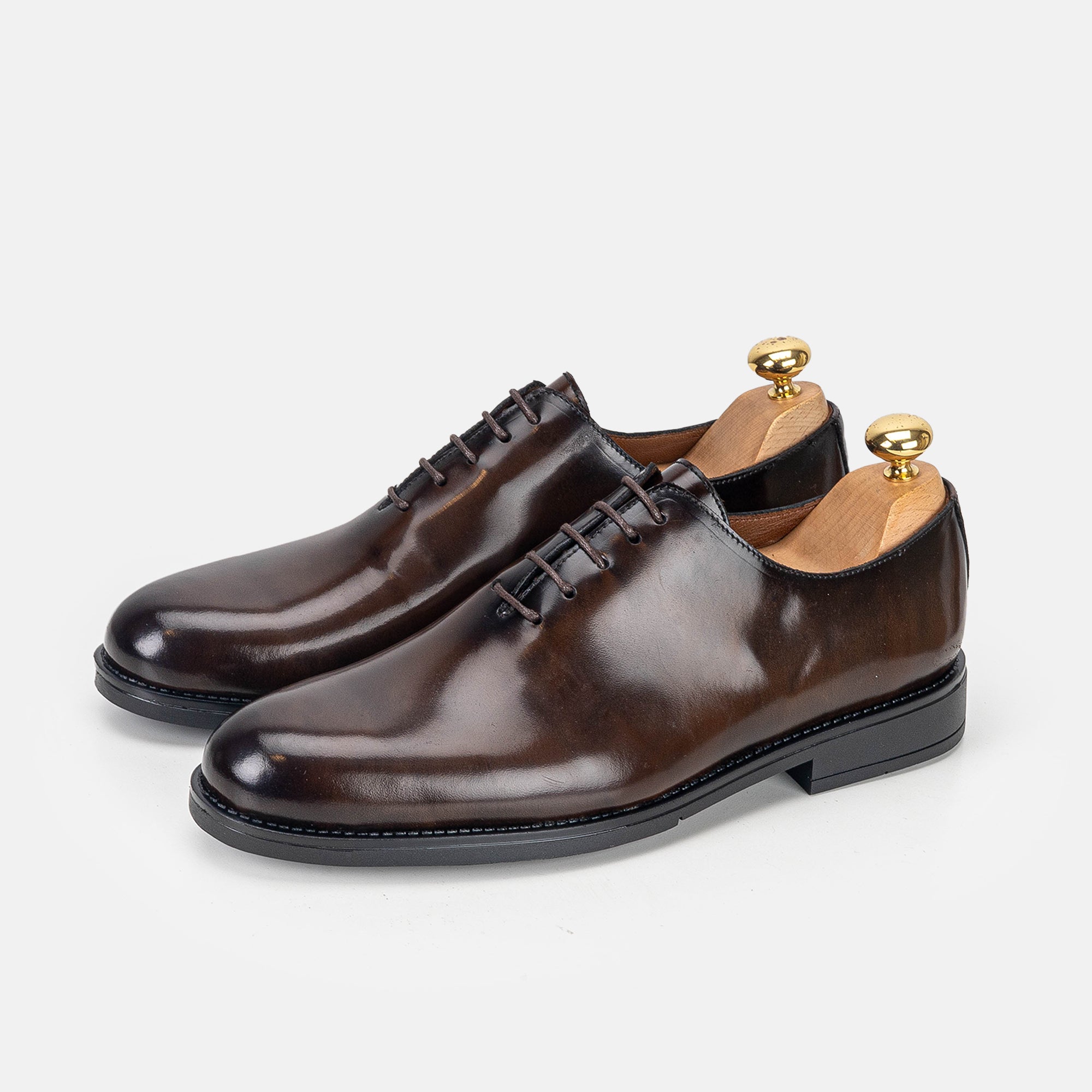 Volzak 5312 chaussure en cuir Démasquable Marron vintage