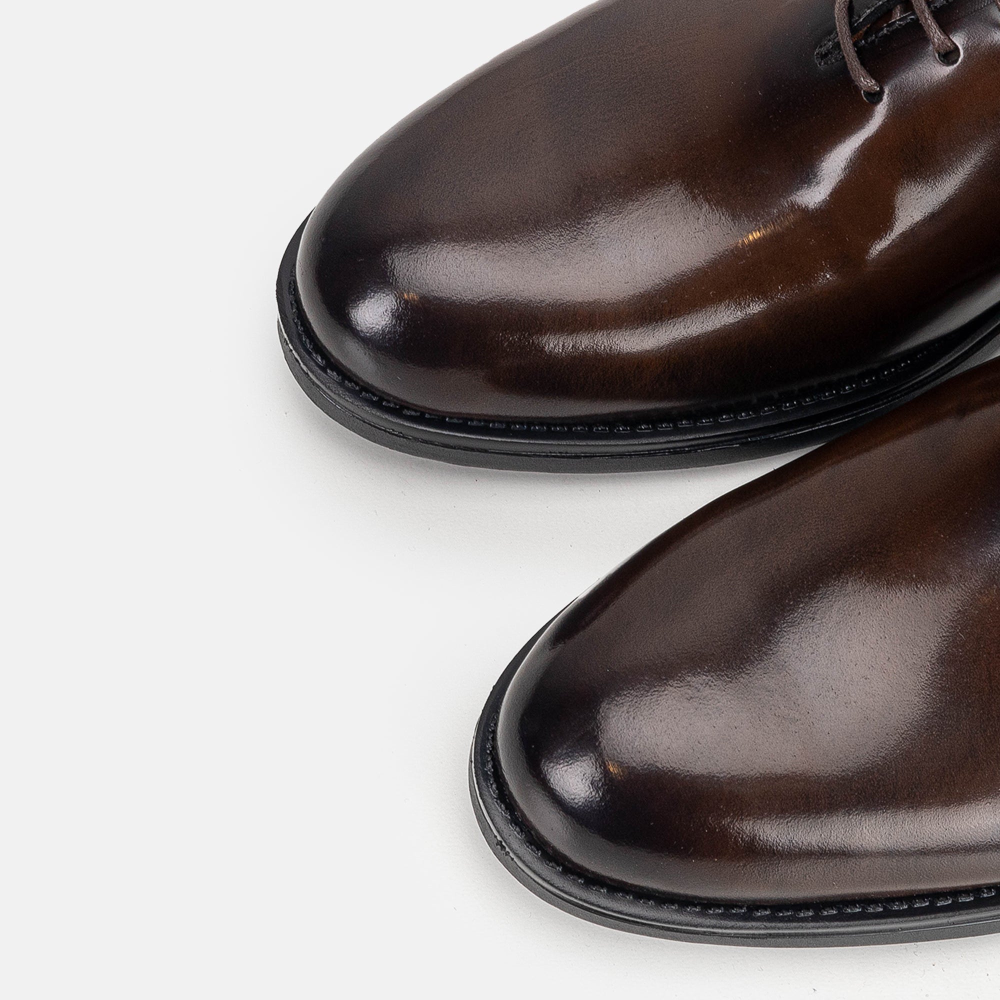 Volzak 5312 chaussure en cuir Démasquable Marron vintage