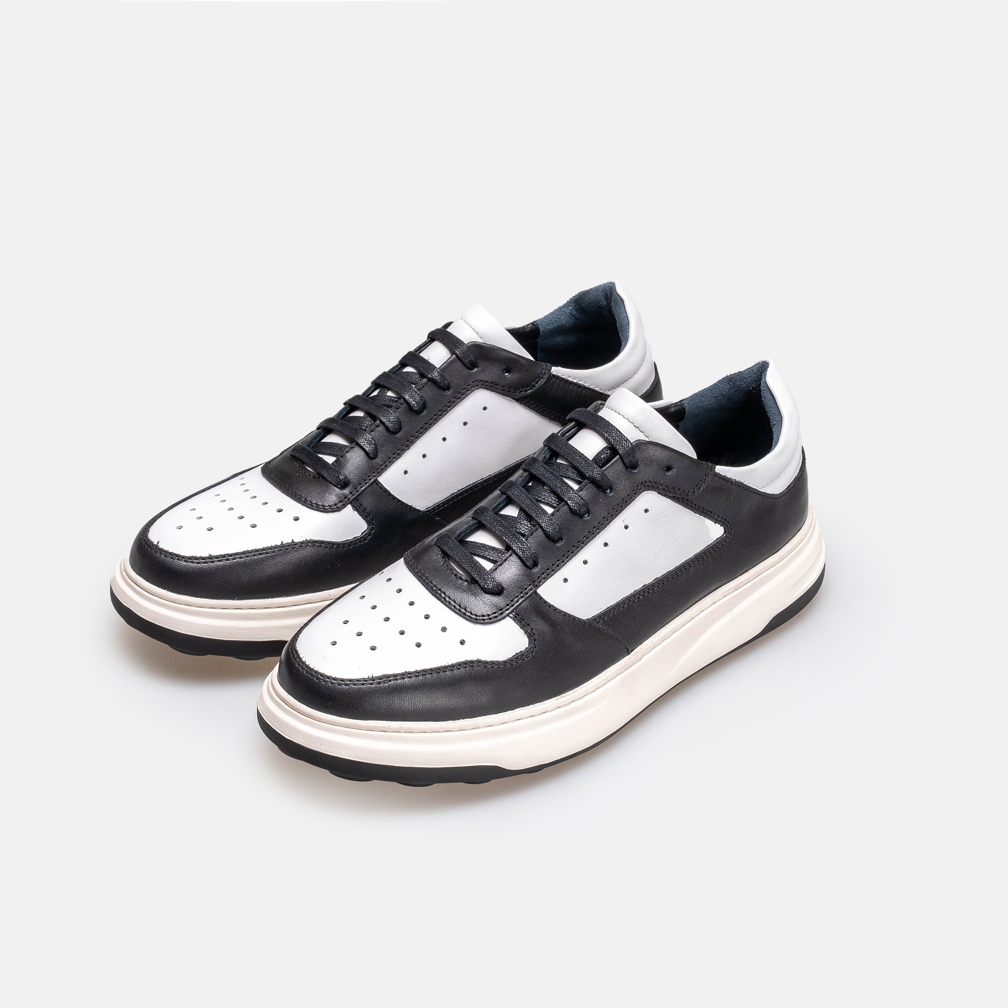 Volzak 6095 basket en cuir Noir