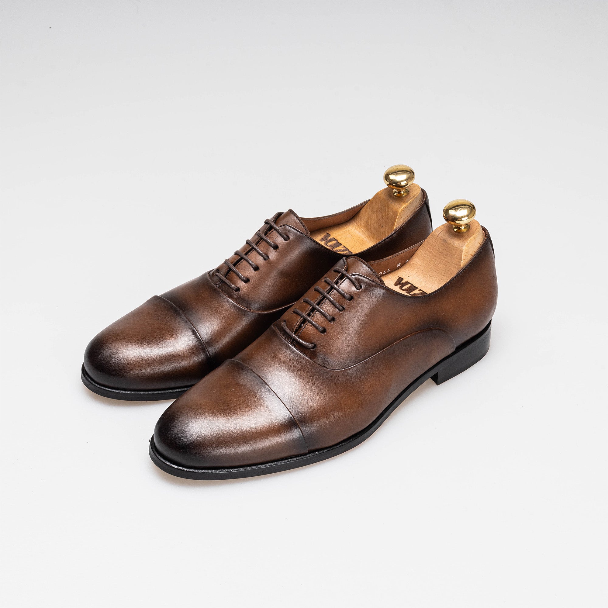 Volzak 5344 chaussure en cuir Marron Vintage