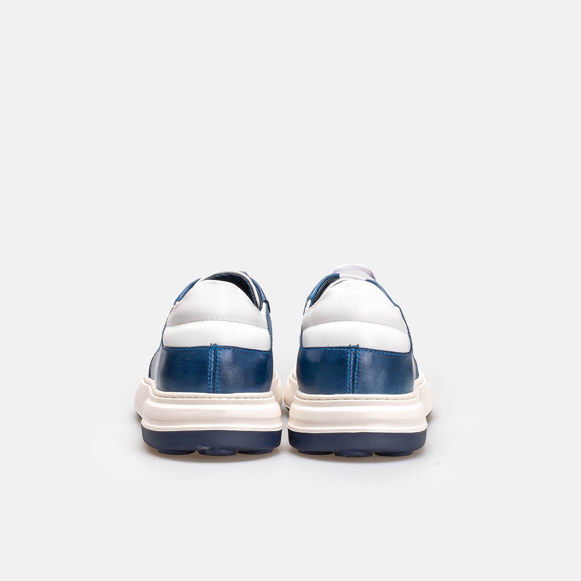 Volzak 6095 basket en cuir Bleu