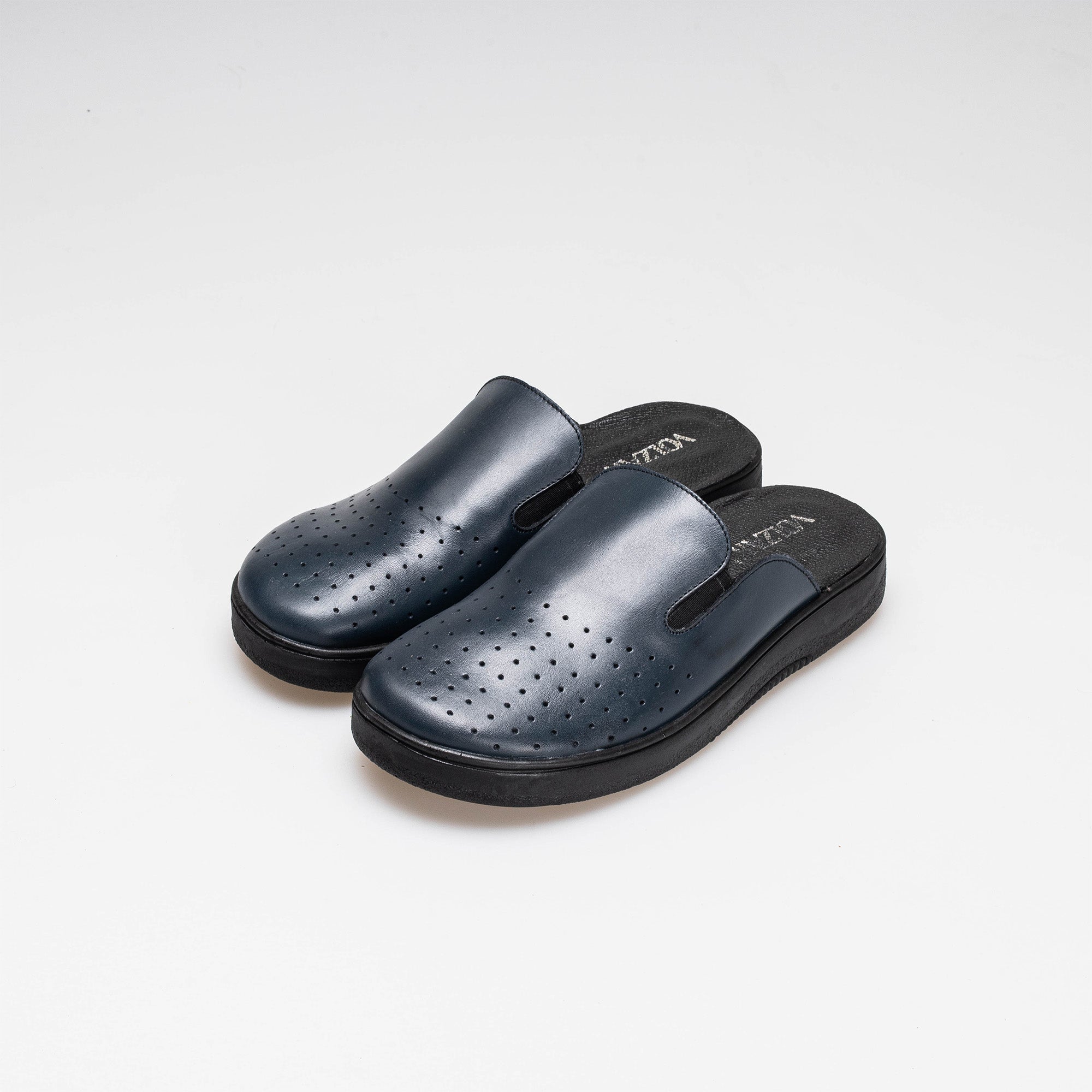 Volzak 5400 Sabot en cuir Bleu