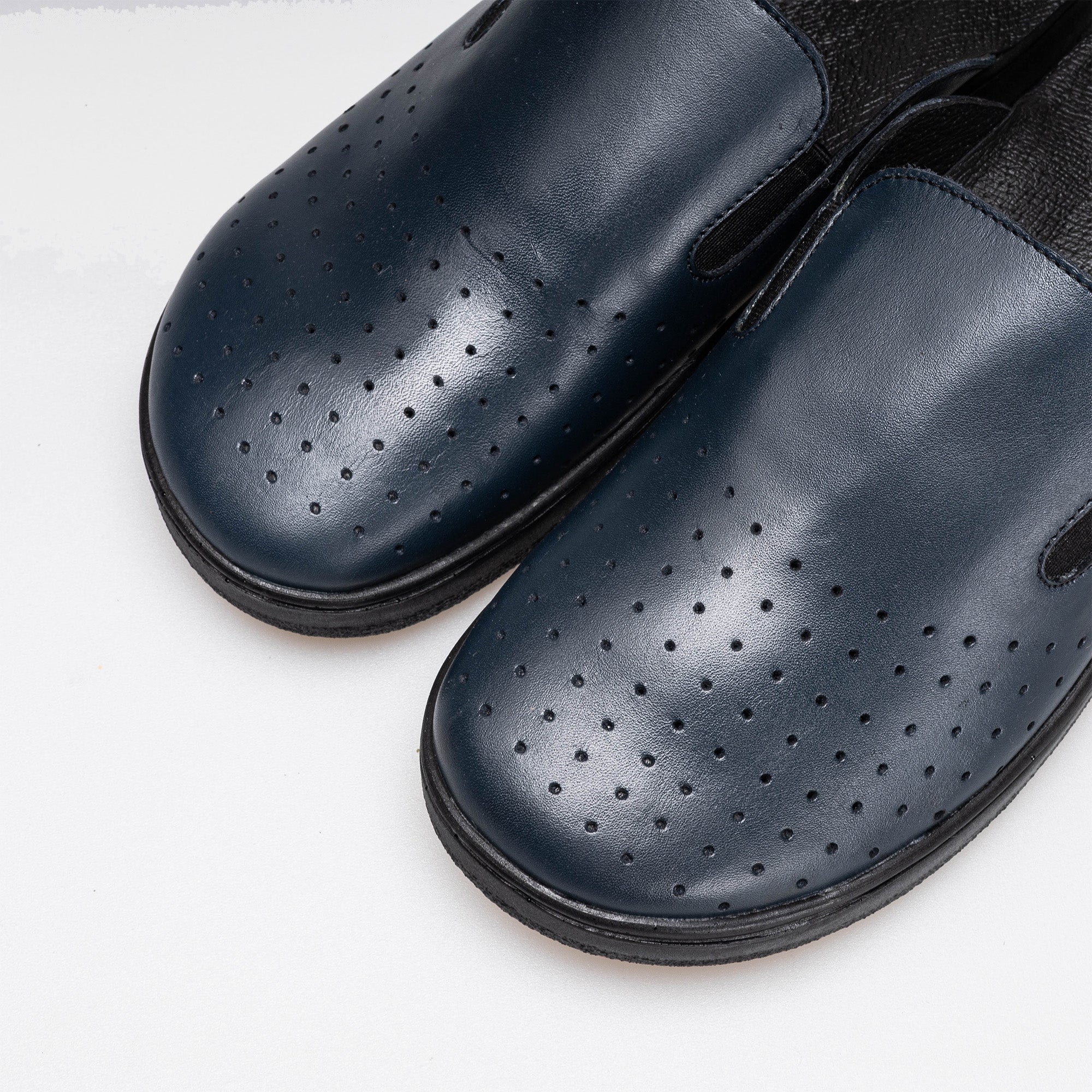 Volzak 5400 Sabot en cuir Bleu