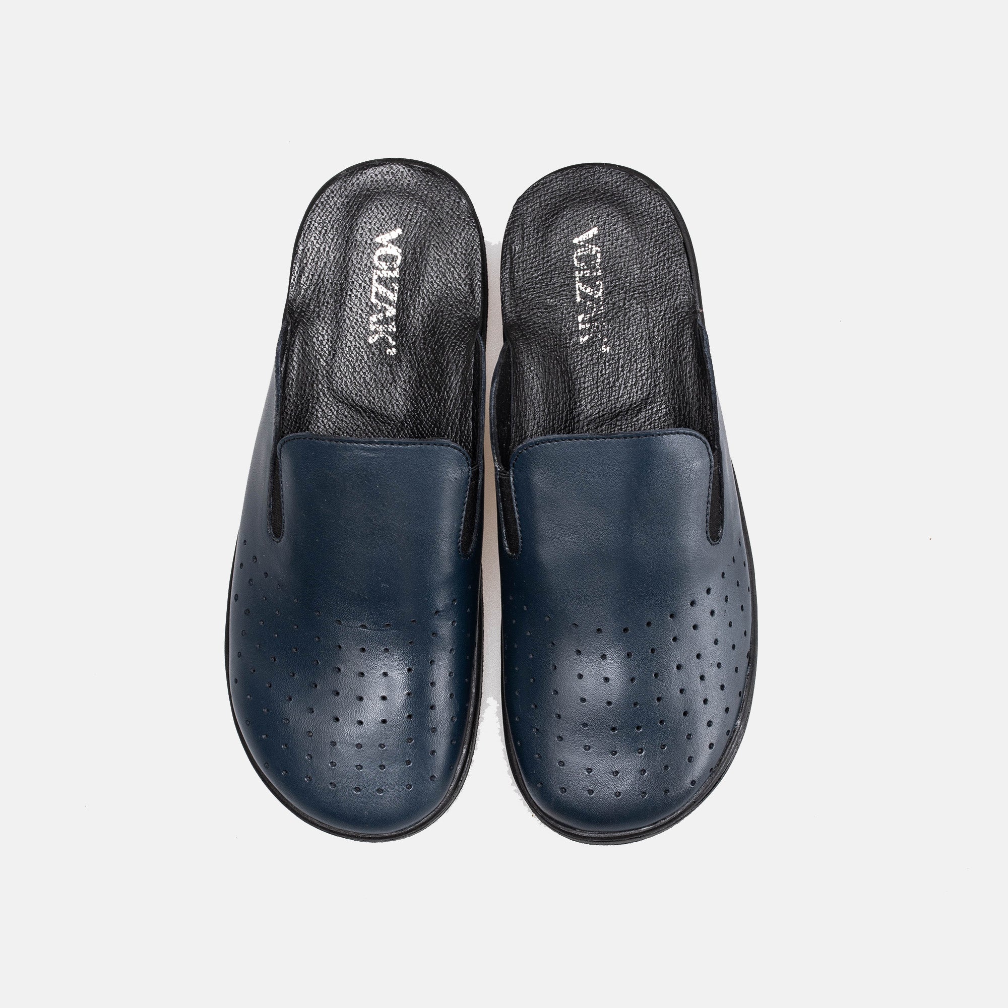 Volzak 5400 Sabot en cuir Bleu