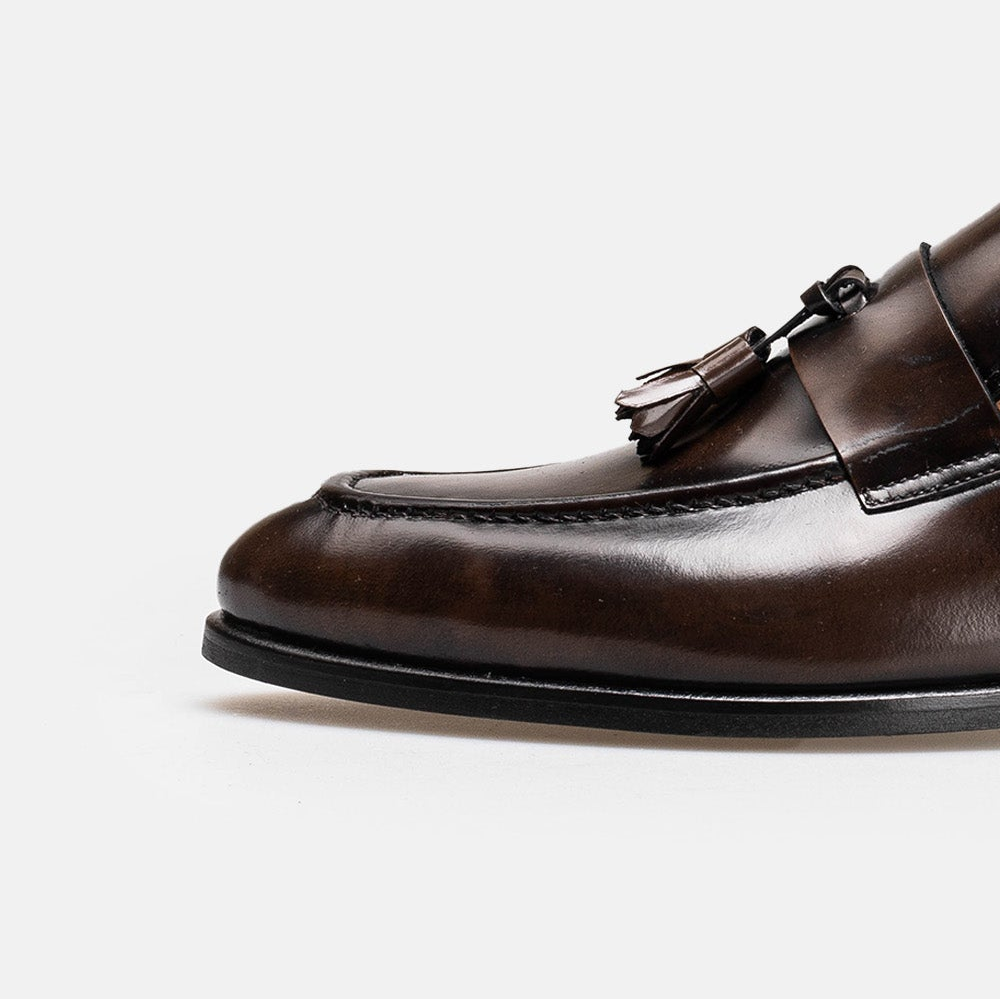 Volzak 5346 Vintage Brown Demaskable Leather Shoe