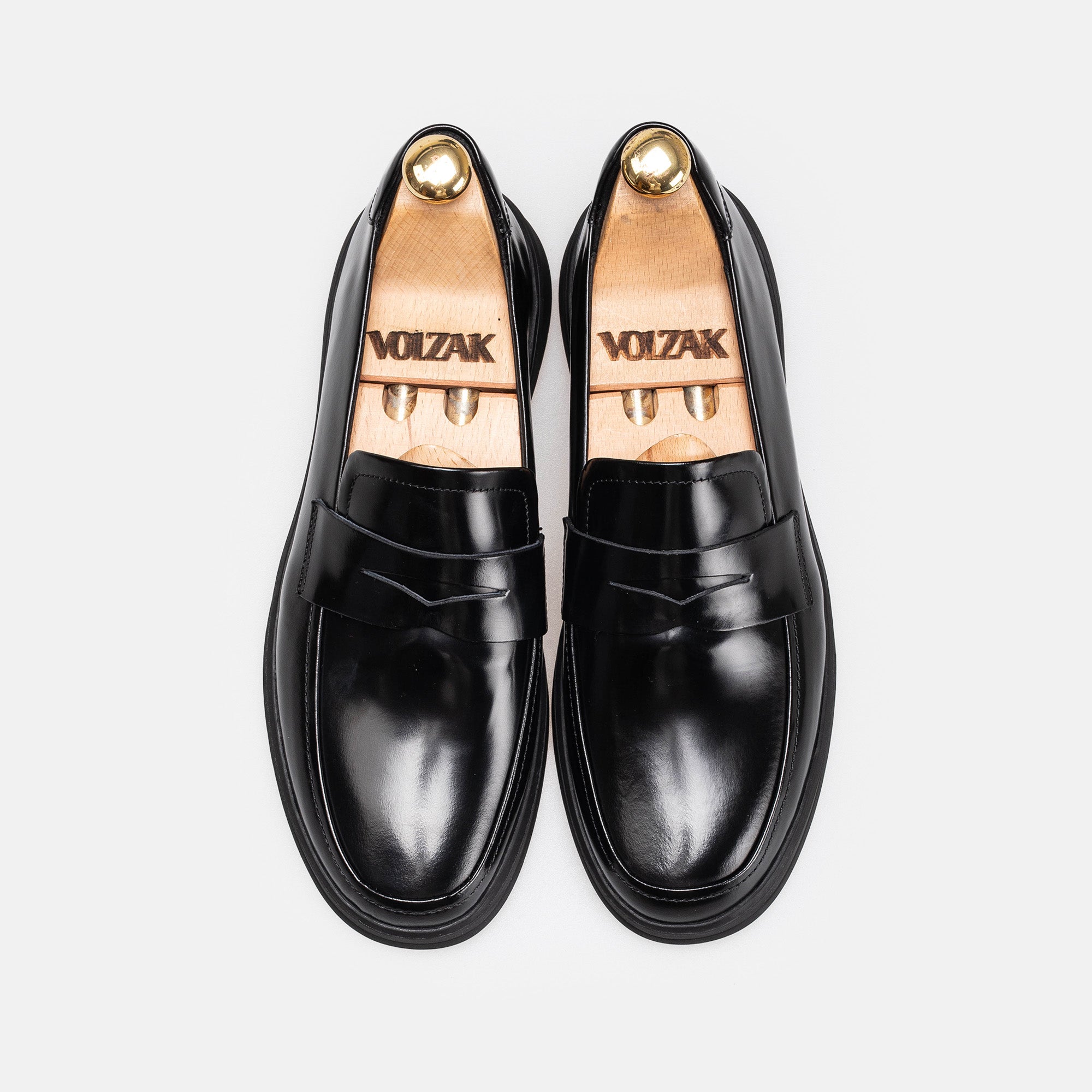 Volzak 3075 Black Demaskable Leather Shoe