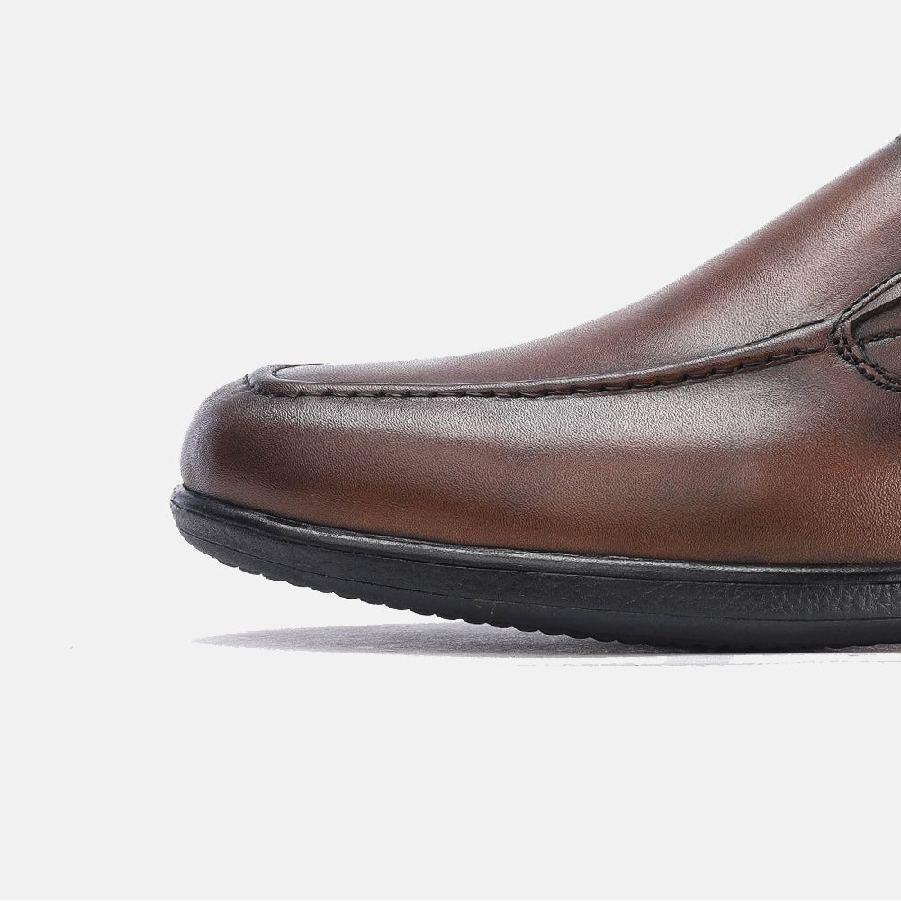 Volzak 5163 chaussure cuir marron vintage