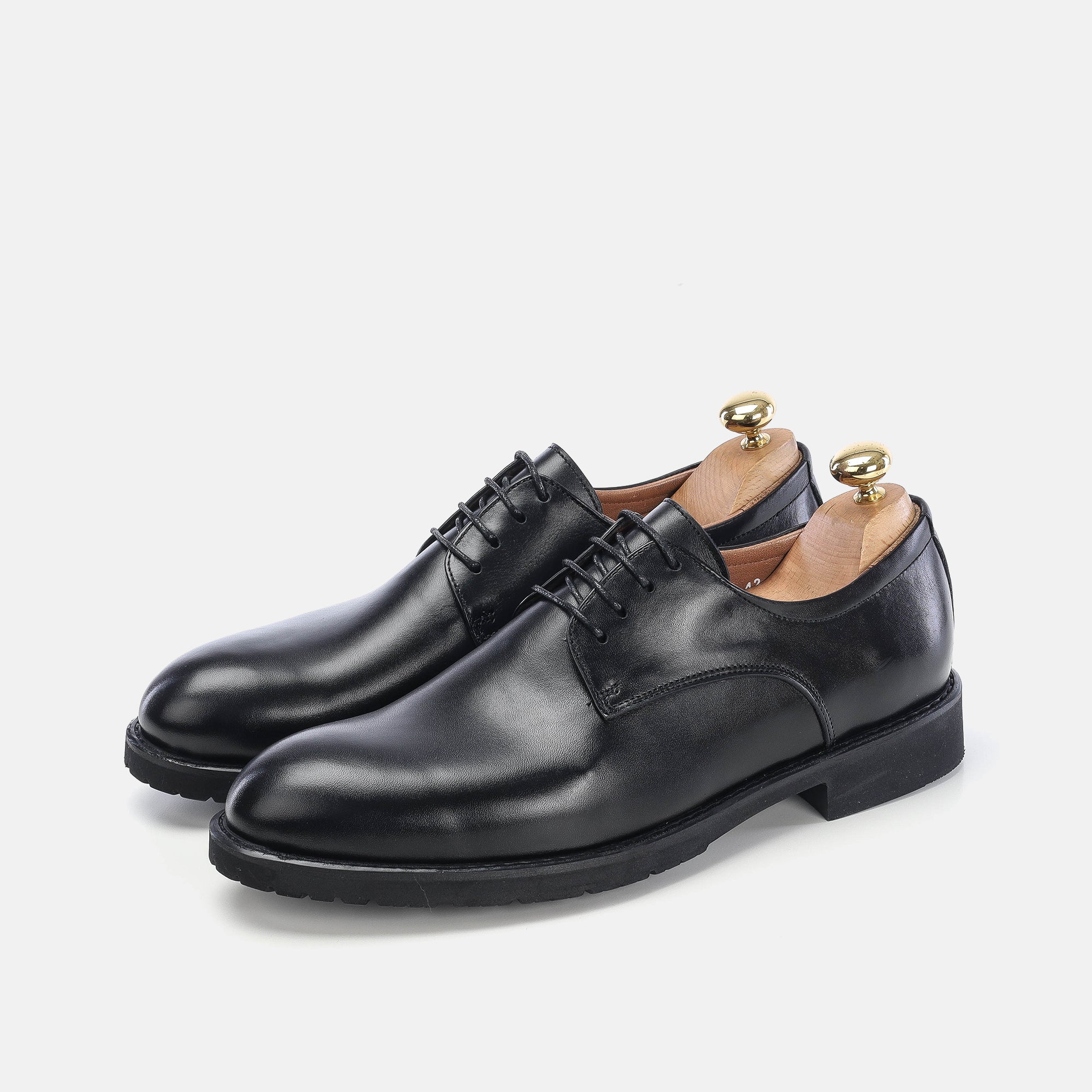 Volzak 5165 black leather shoe