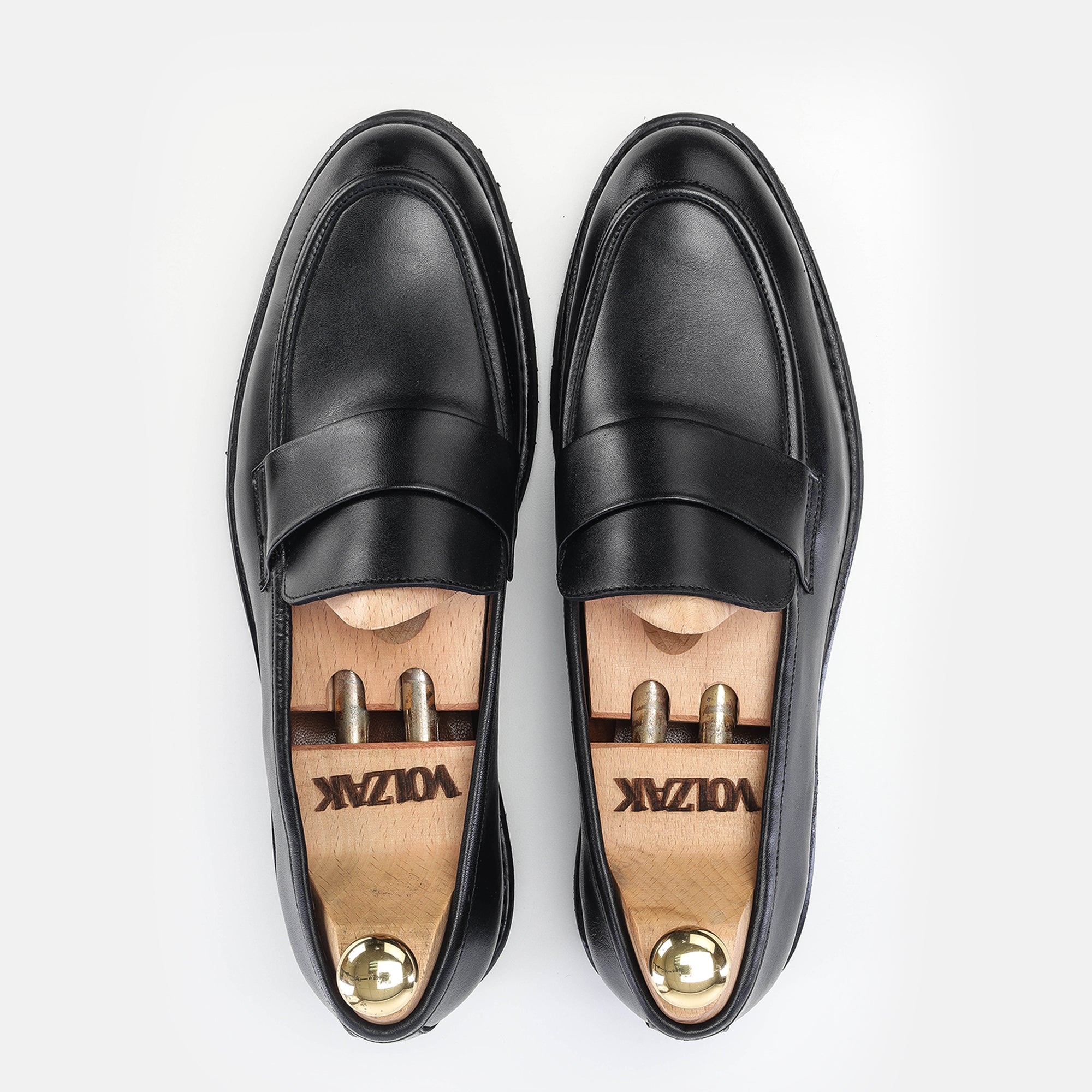 Volzak 5162 black leather shoe