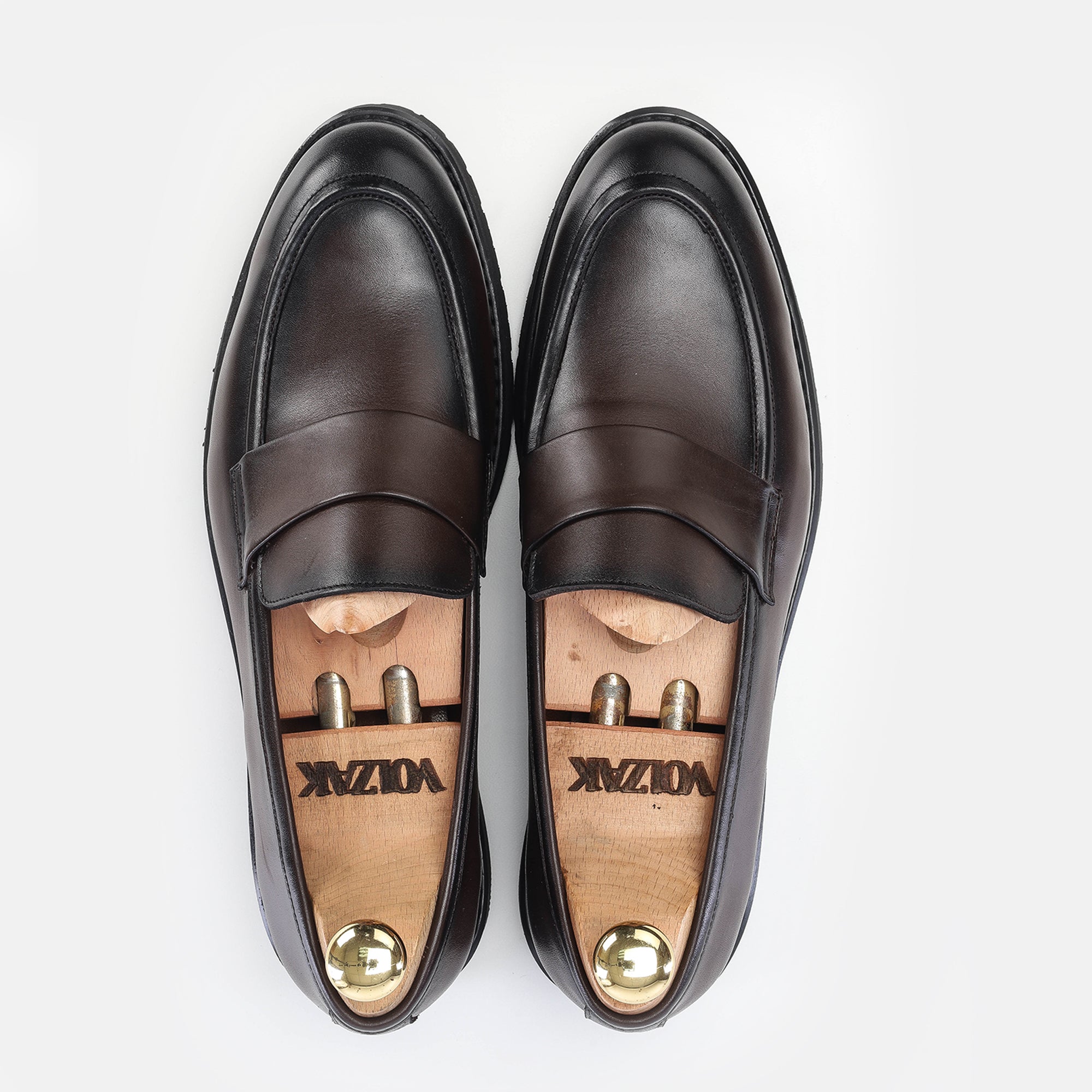 Volzak 5162 brown leather shoe