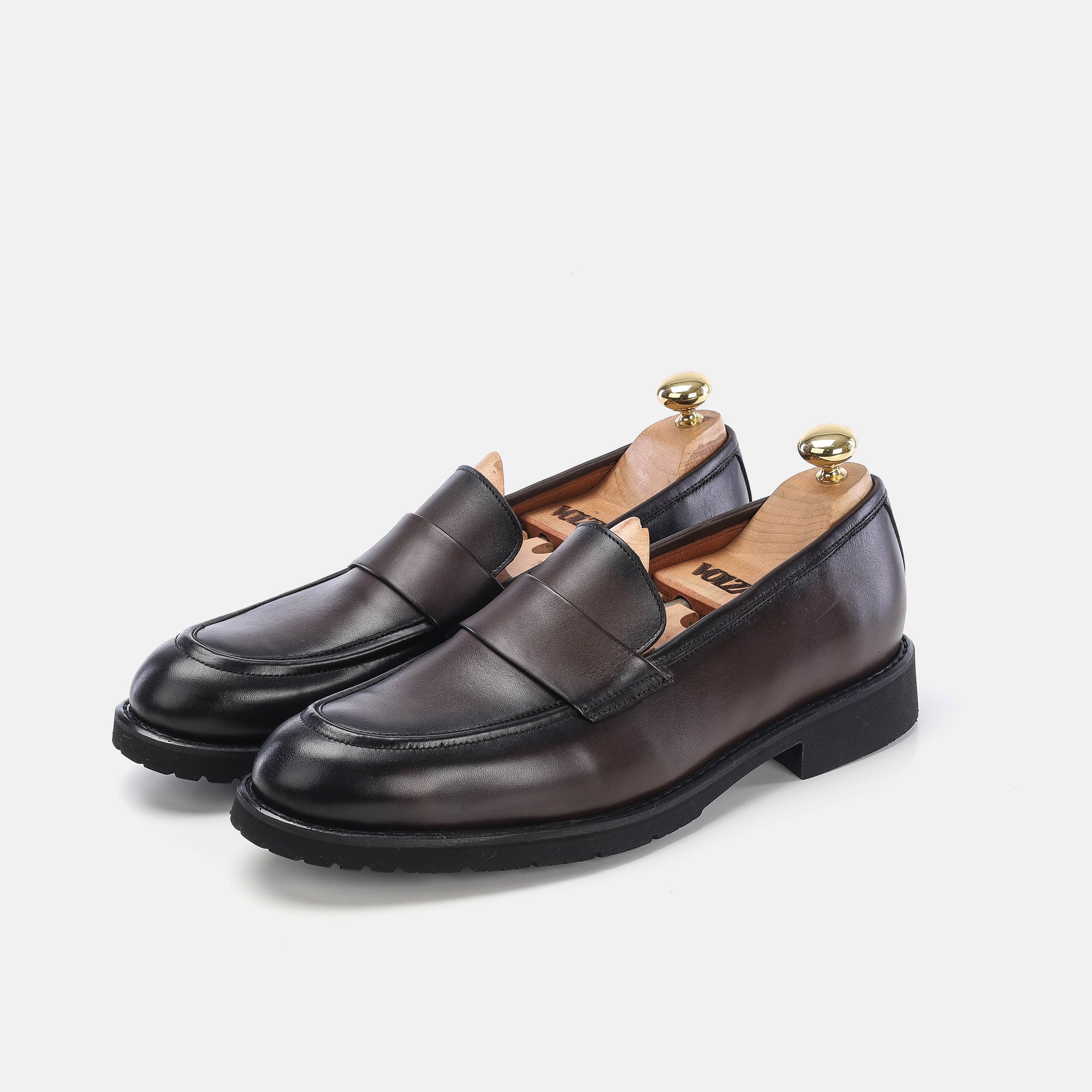 Volzak 5162 brown leather shoe