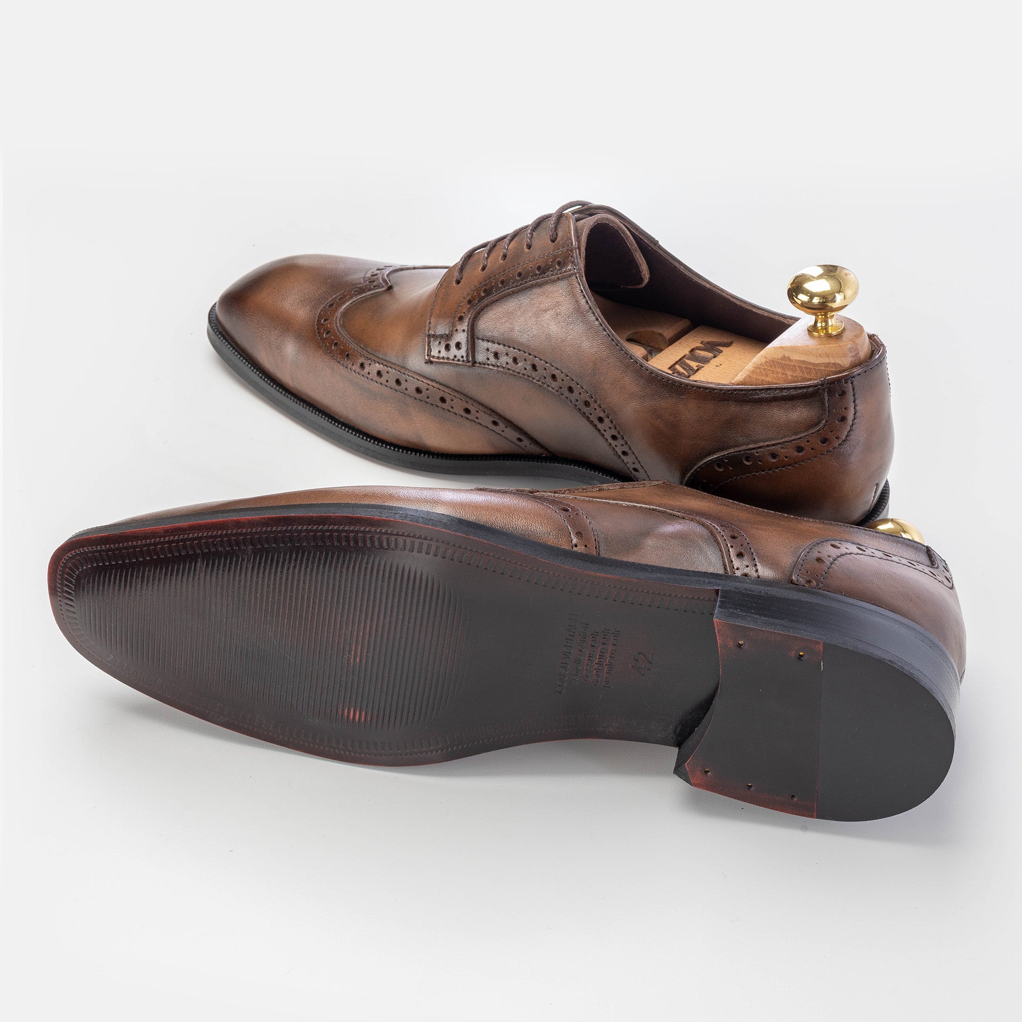 Volzak 1304 Chaussure en cuir Marron vintage