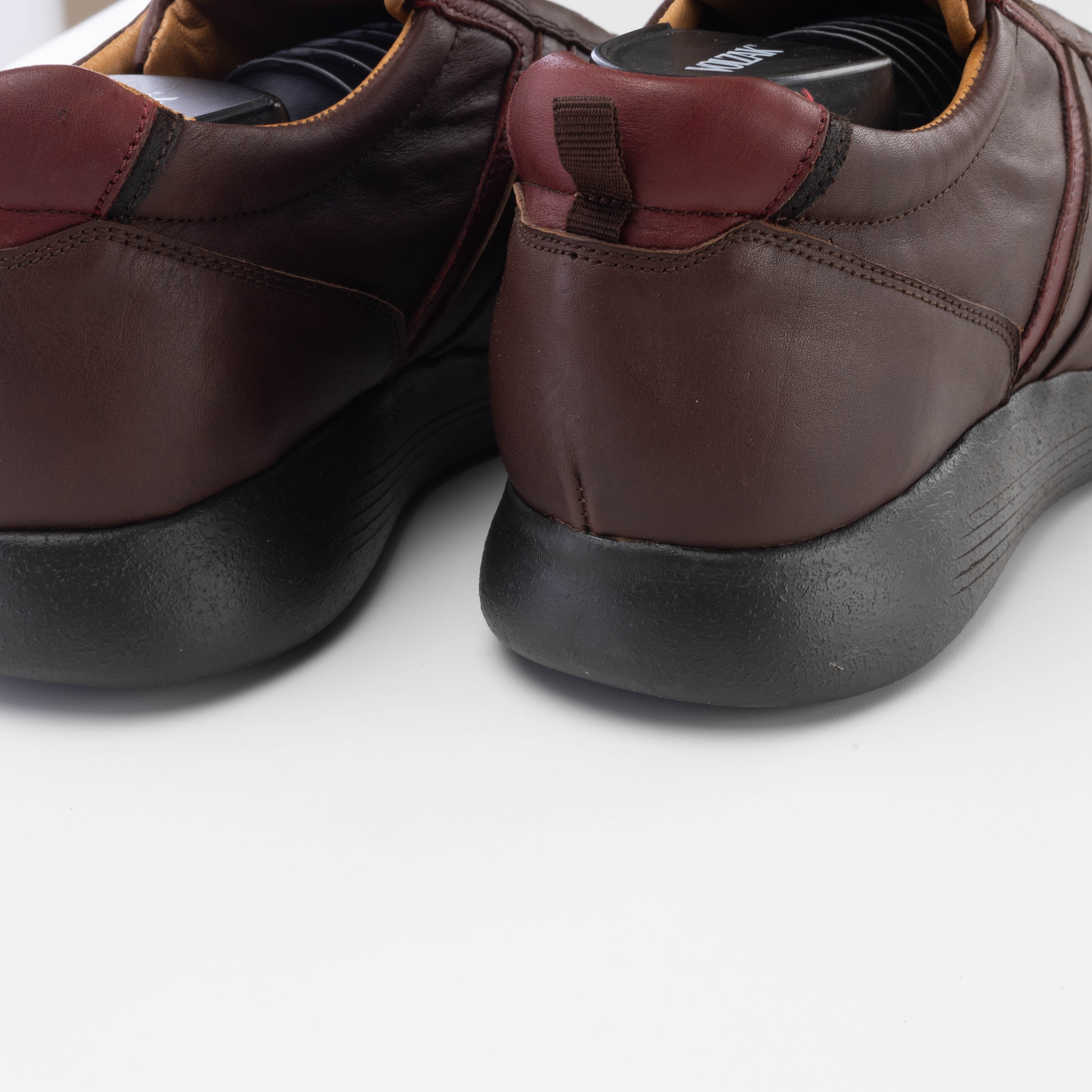 Volzak 586 Espadrille en cuir marron