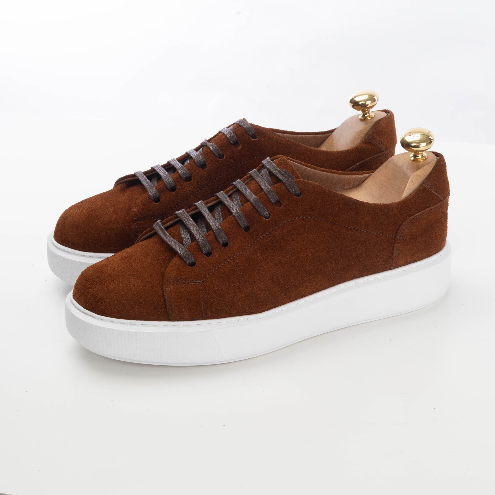 Volzak 5177 basket en daim camel