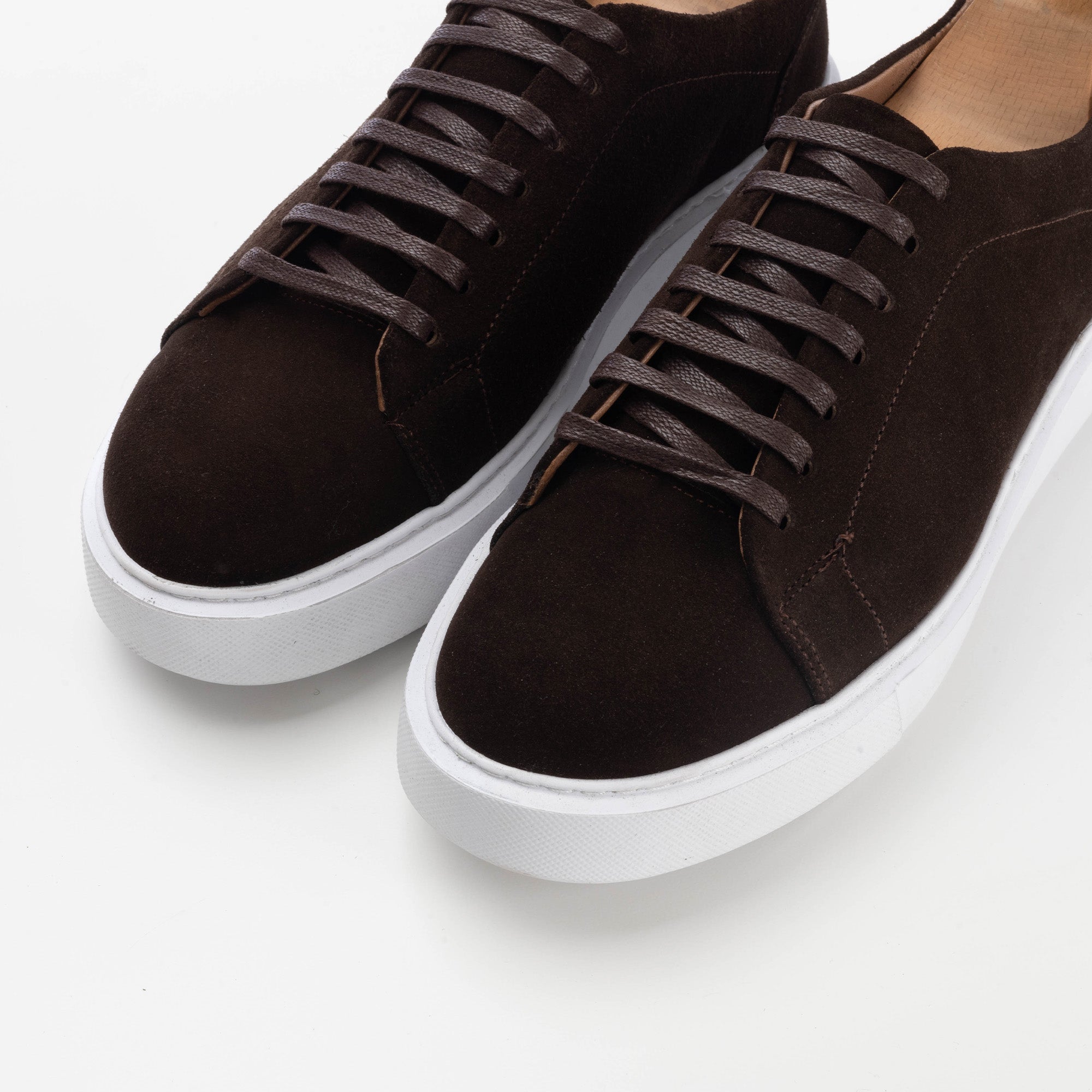 Volzak 5177 basket en daim marron