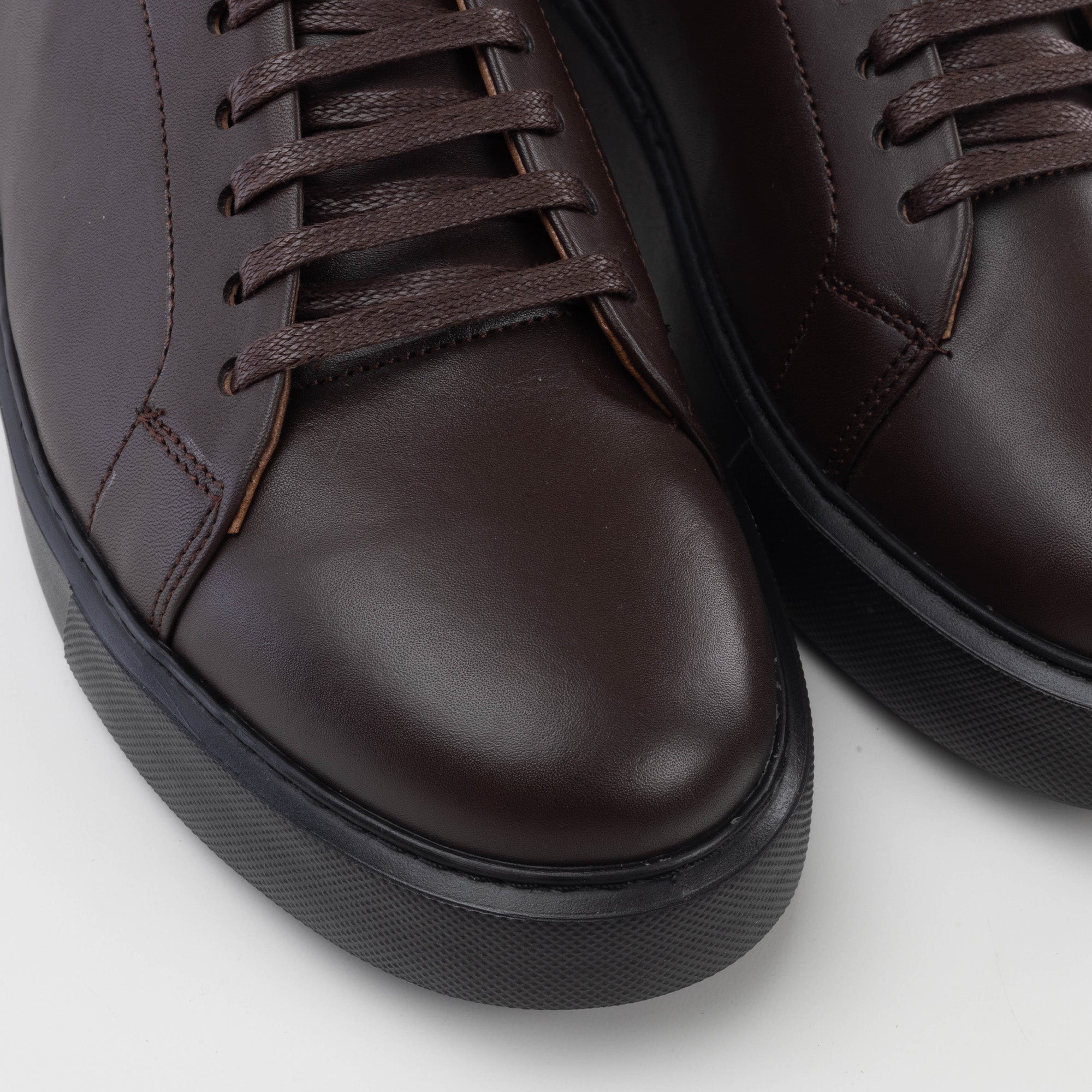 Volzak 5177 S basket en cuir marron